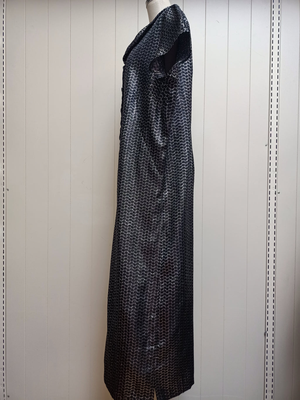 Vintage Lurex & Black Dress