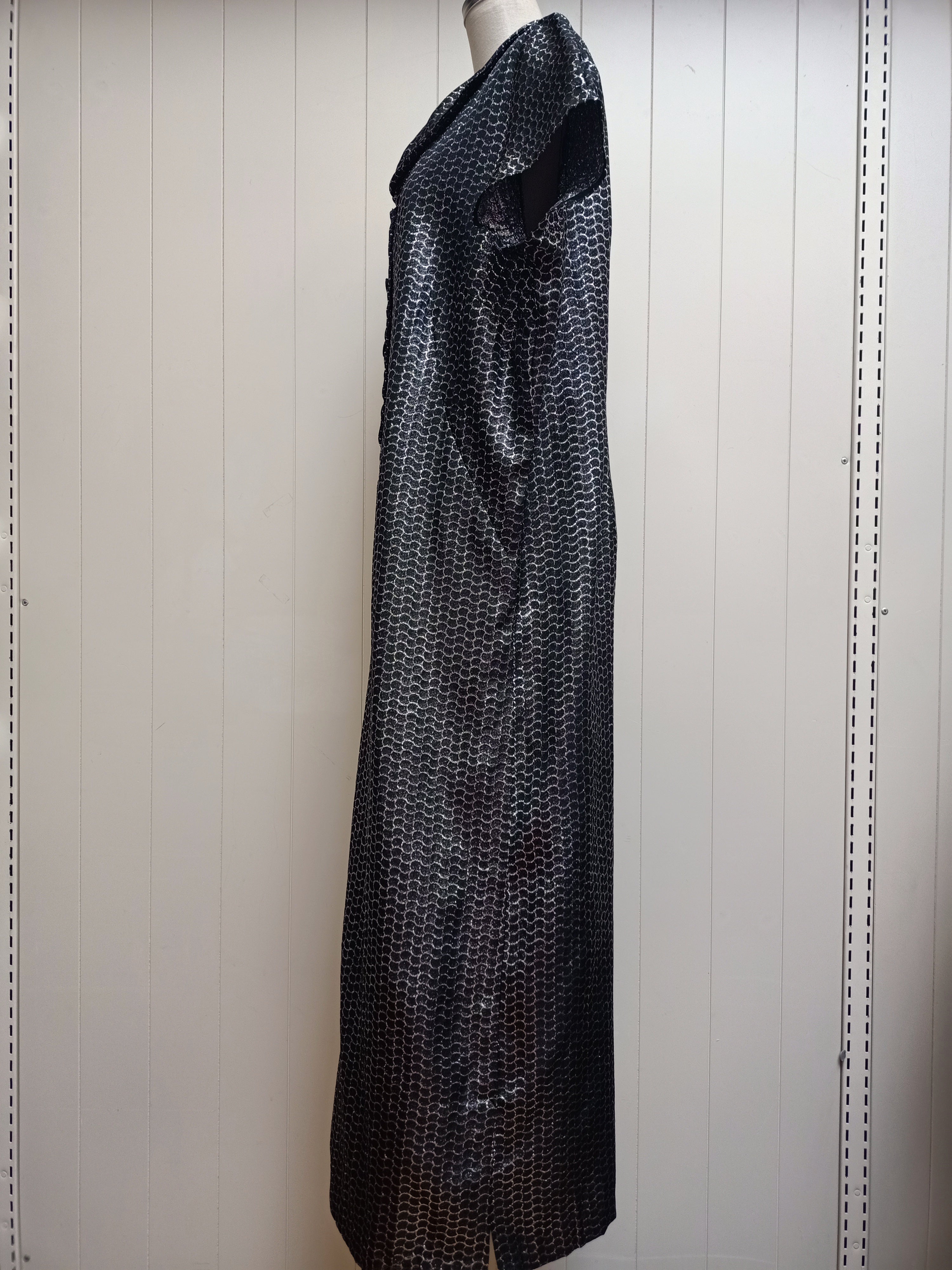 Vintage Lurex & Black Dress