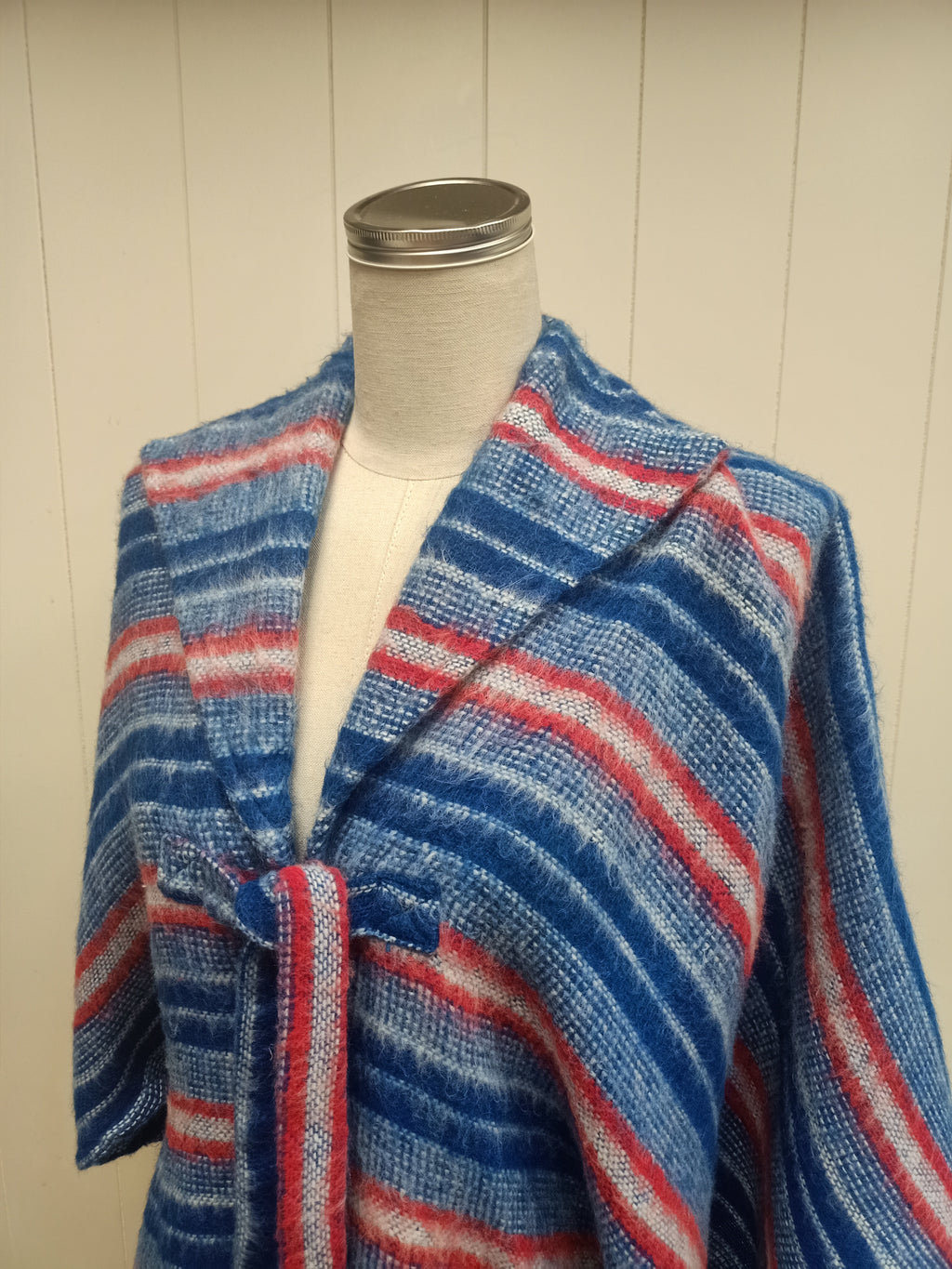 Vintage Fiorucci Striped Poncho