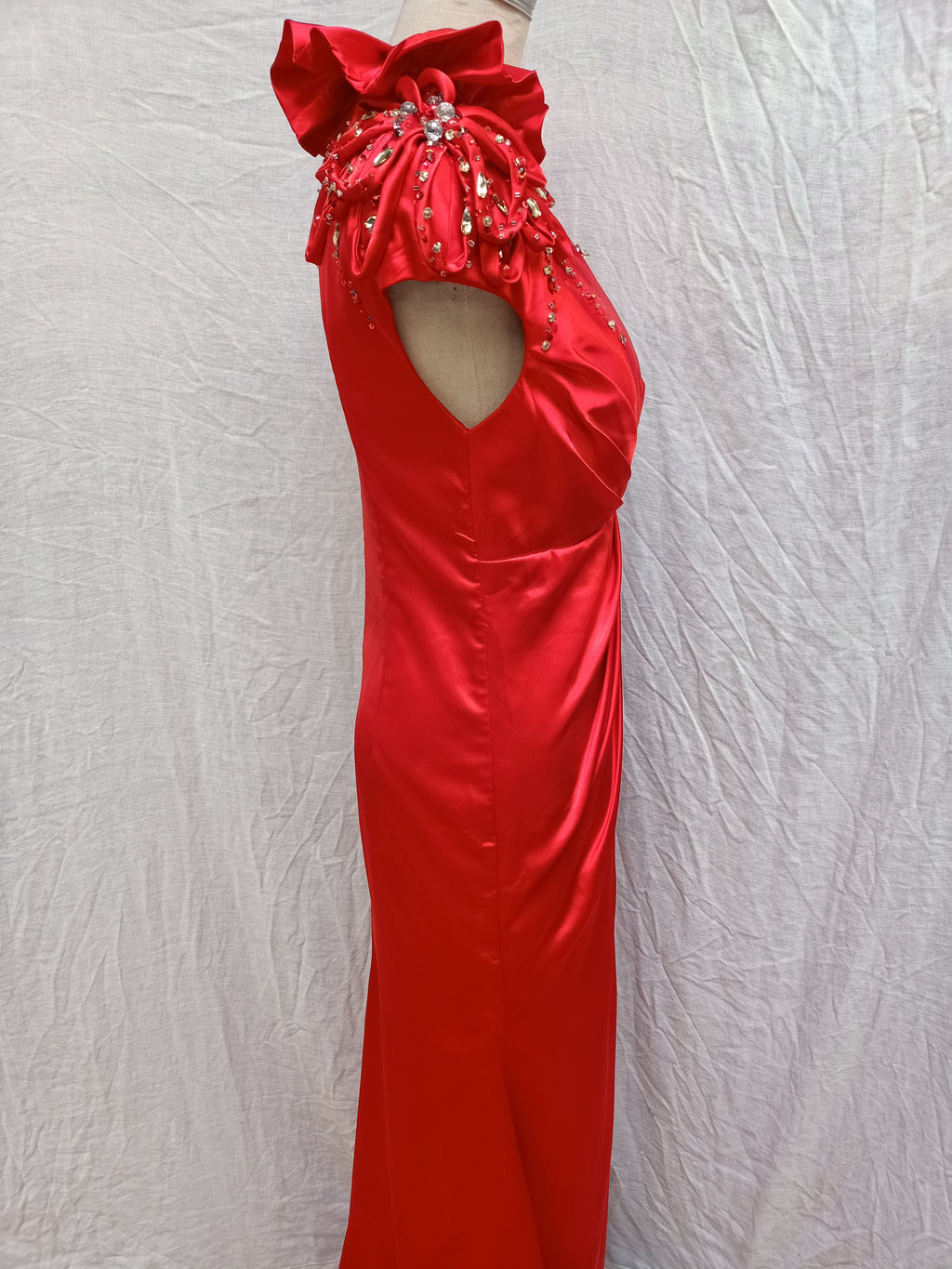 Maxi Satin Ball Dress