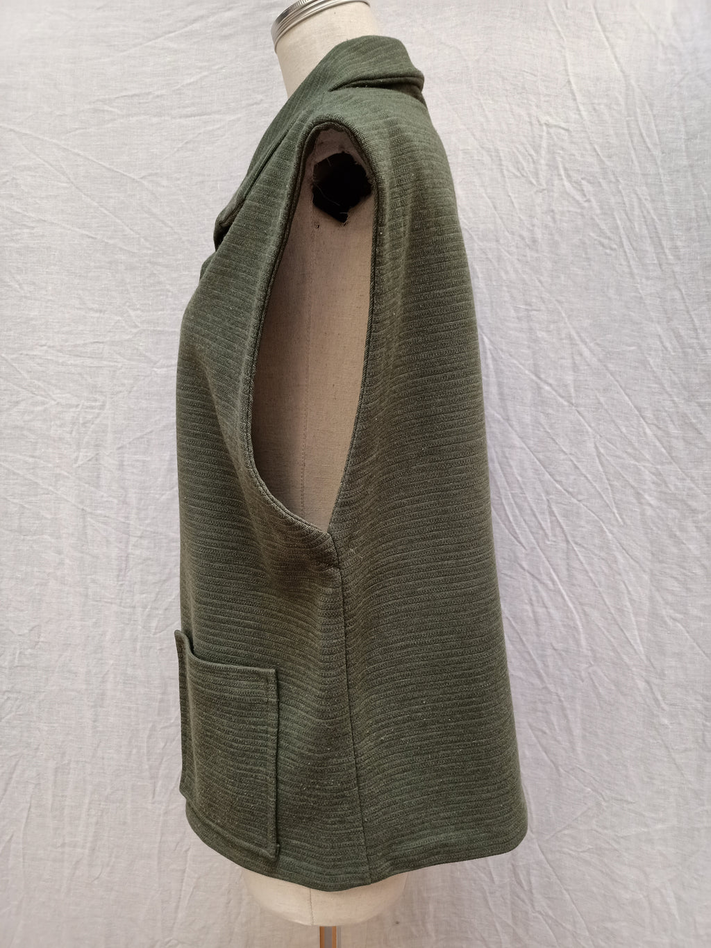 Vintage Green Marle Vest