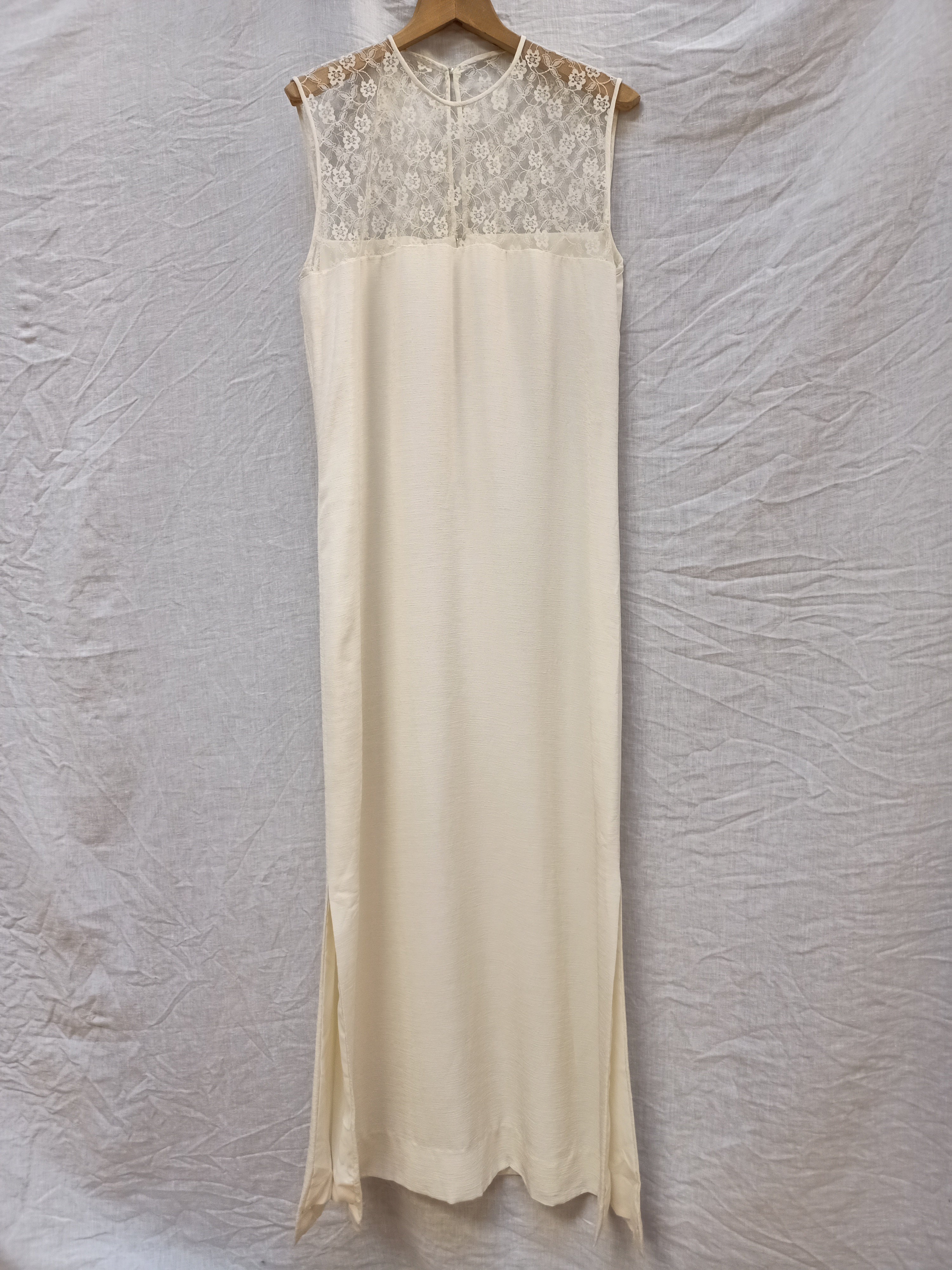 Vintage Lace Cream Dress
