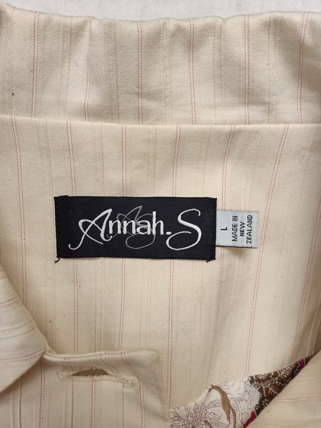 Annah Stretton Pinstripe Coat