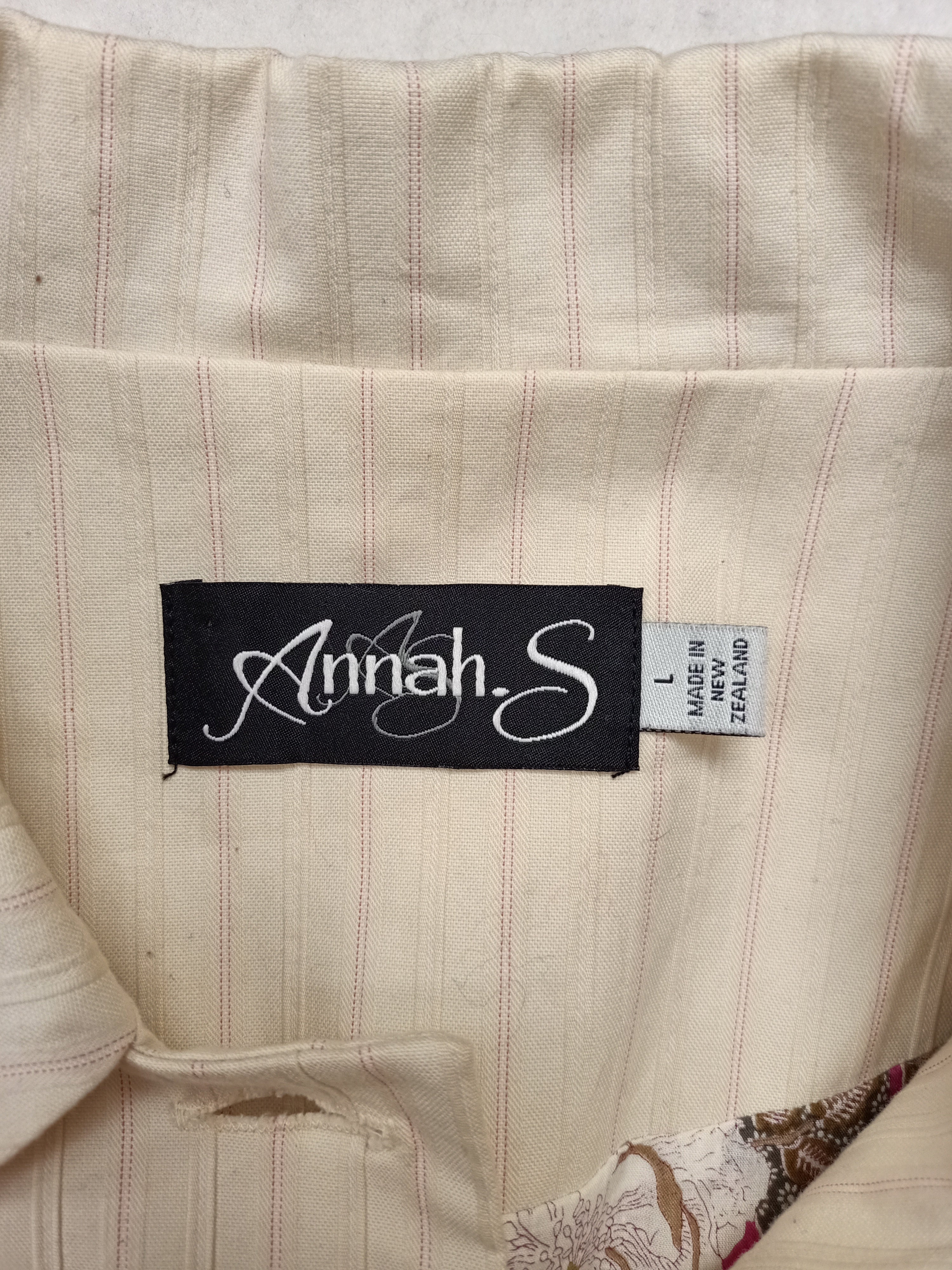 Annah Stretton Pinstripe Coat