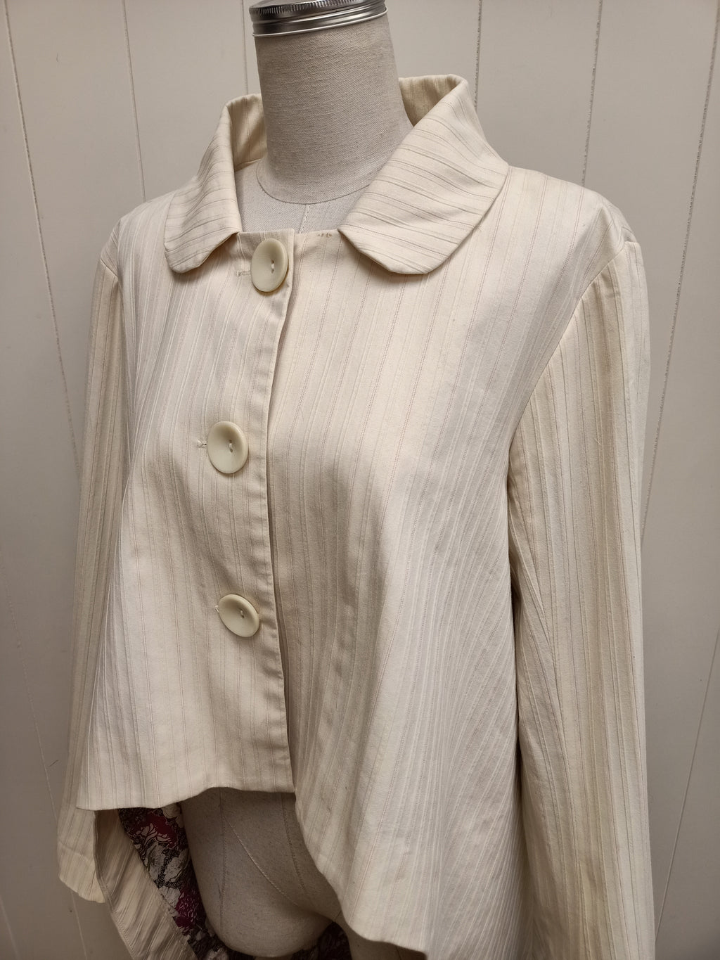 Annah Stretton Pinstripe Coat