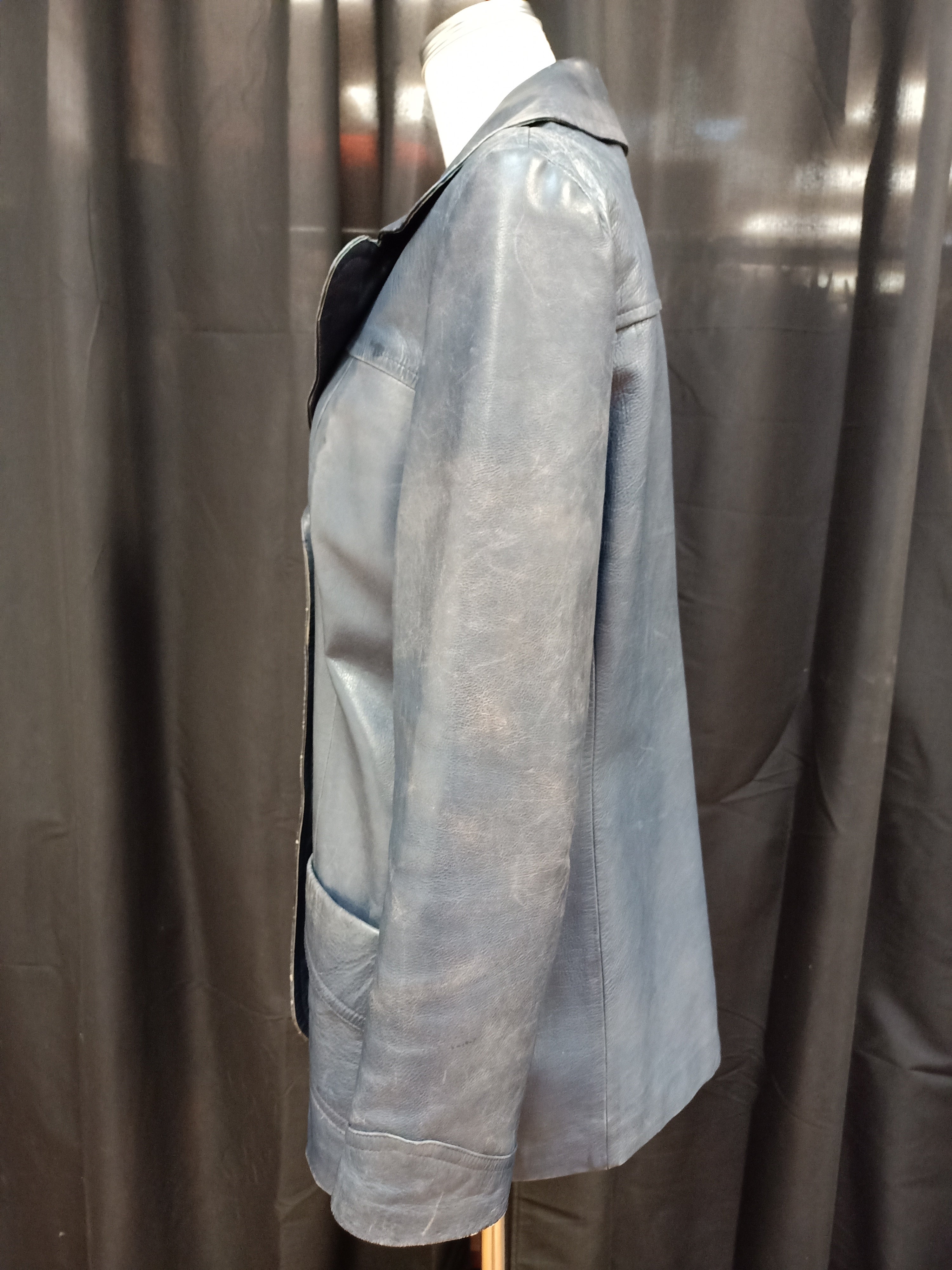 Vintage Leather Blazer