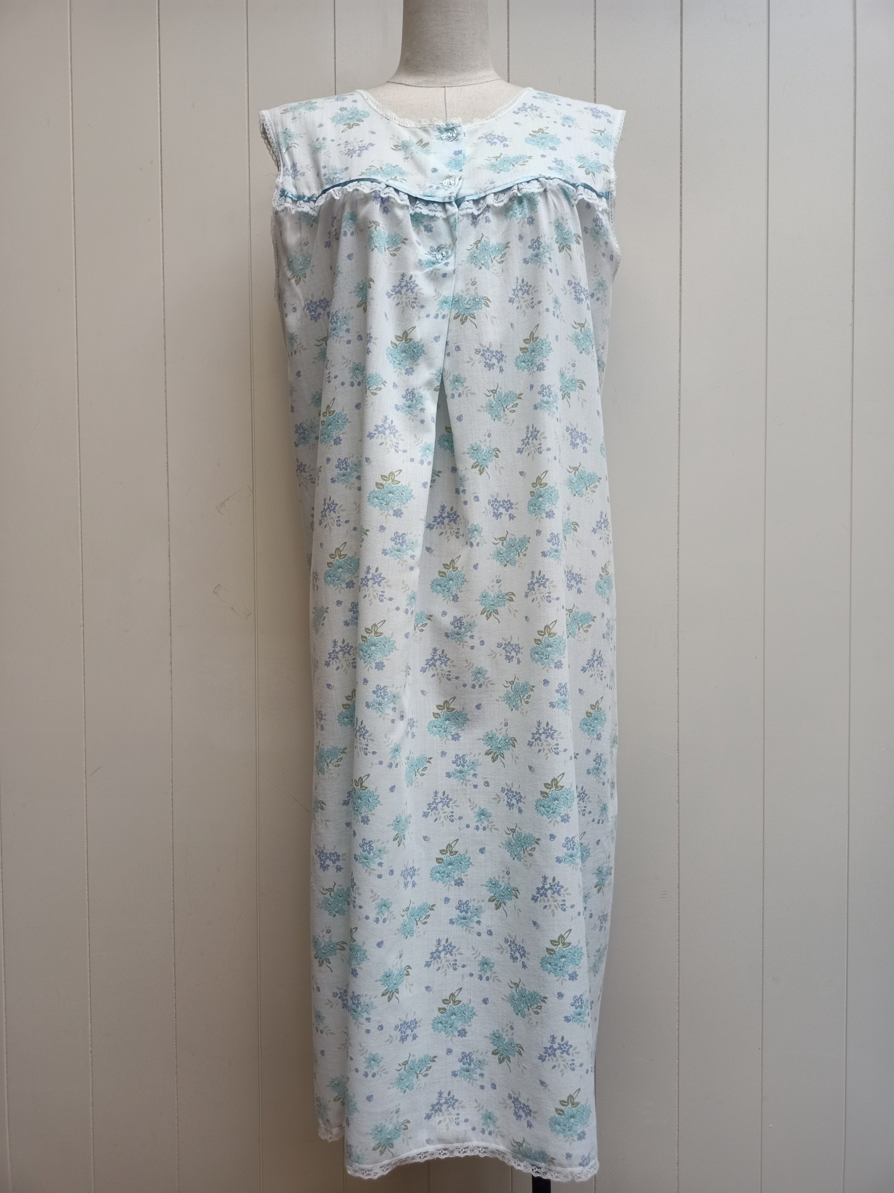 Vintage Cotton Floral Nightie