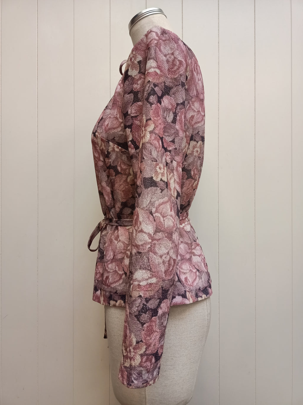 Vintage Sarah Leigh Floral Sparkle Co-Ord Set