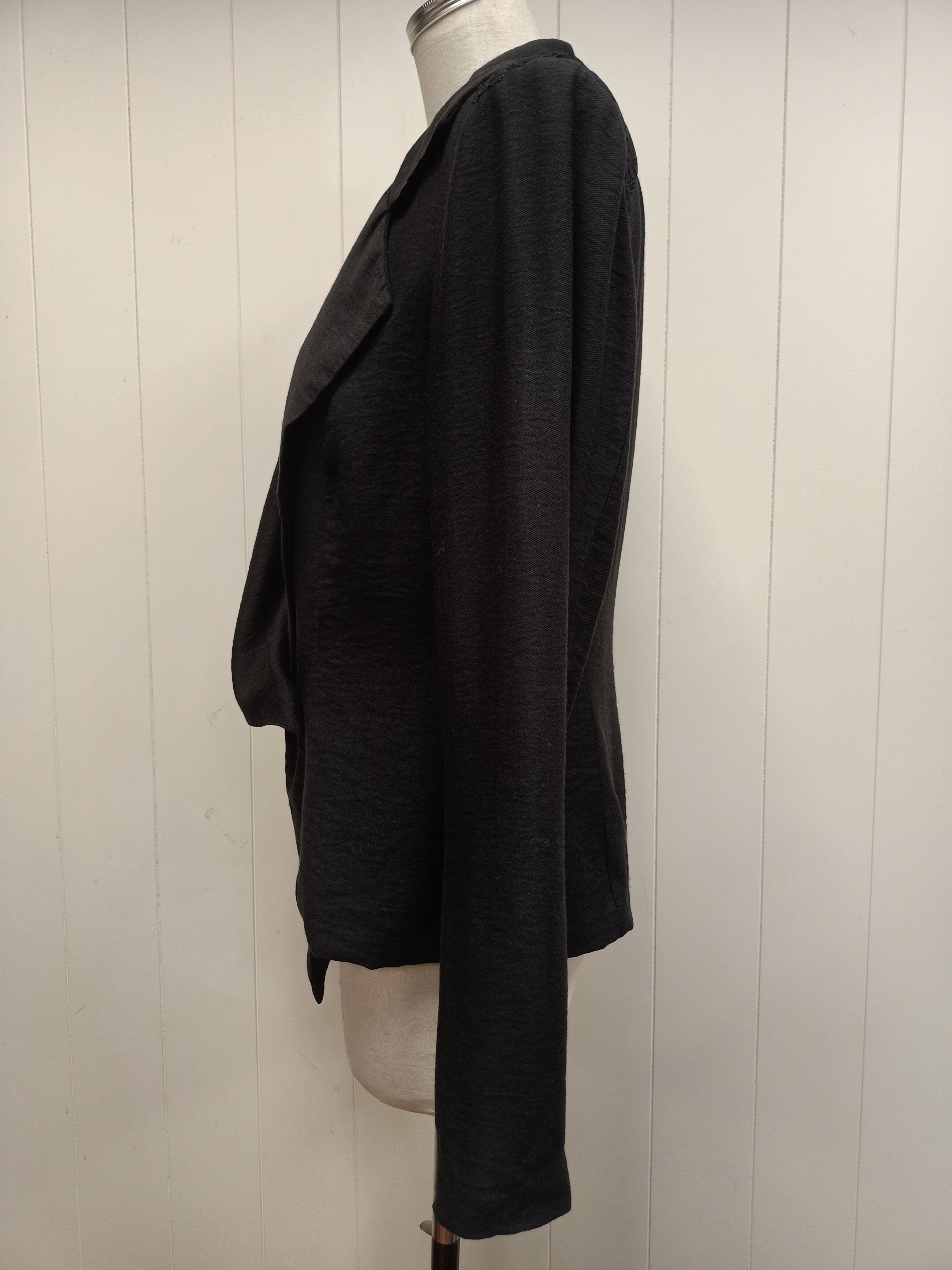 Annah Stretton Black Asymmetrical Blazer