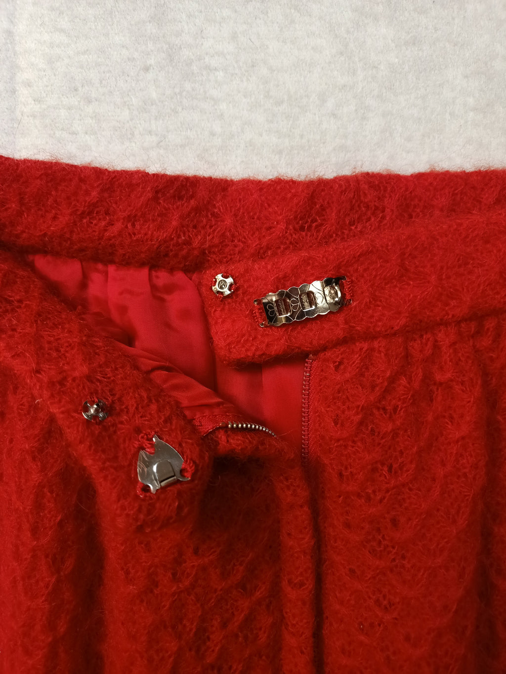 Red Soft Touch Skirt