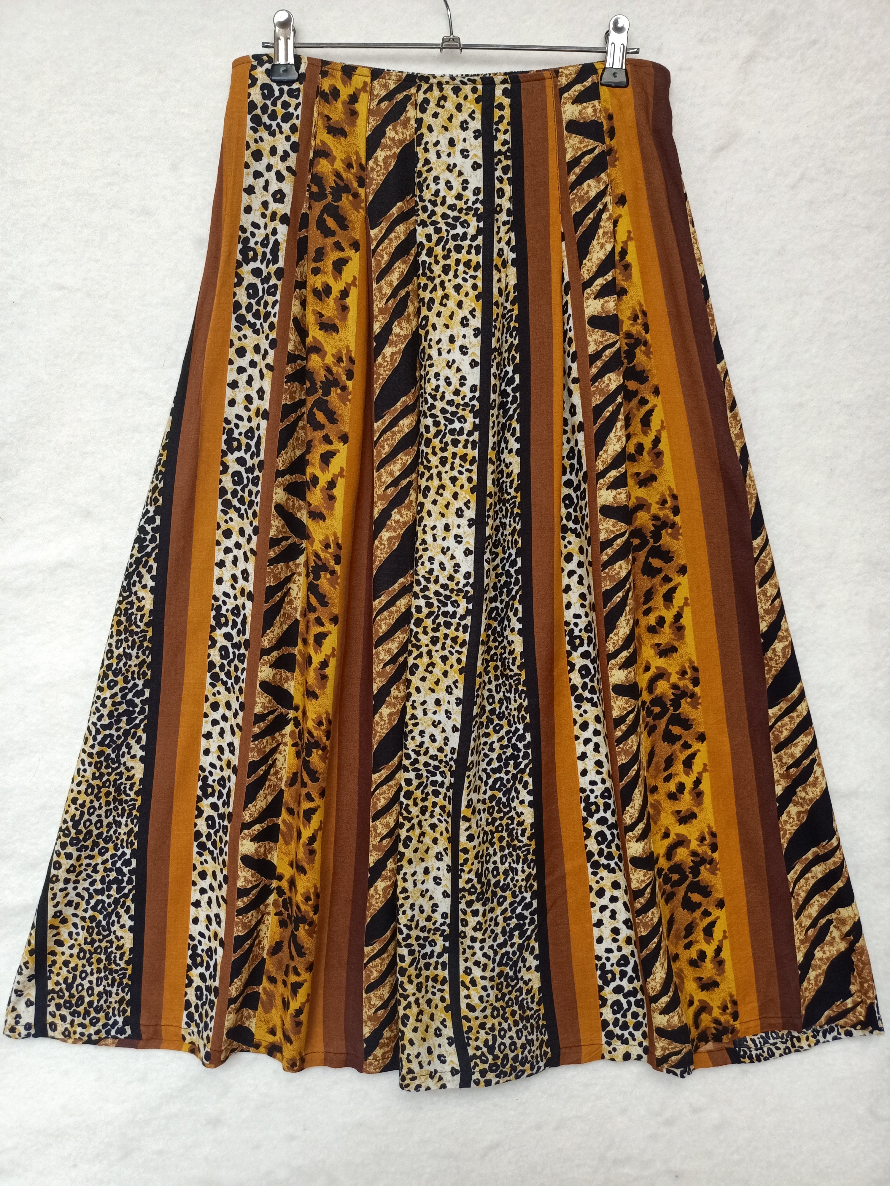 Vintage Options Animal Print Skirt