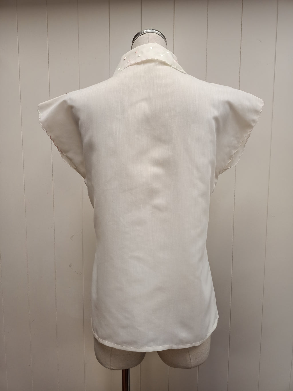Vintage Pink Embroidered Shirt