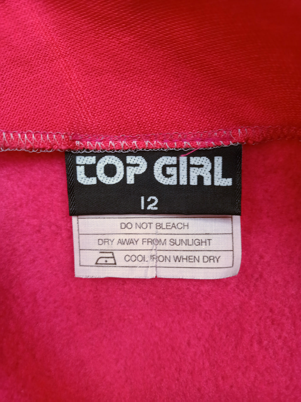 Vintage Top Girl Fleece Dress