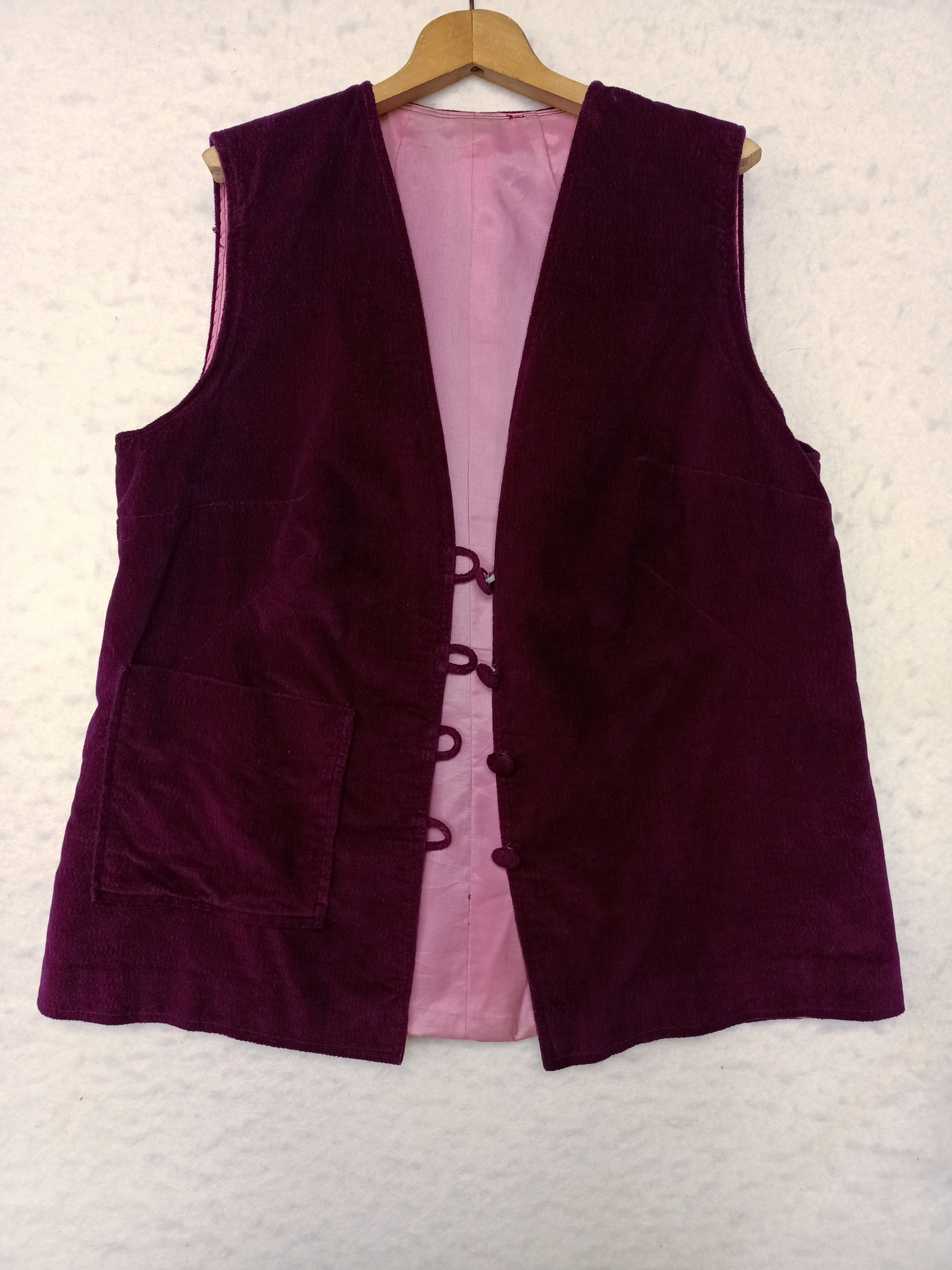 Vintage Purple Corduroy Vest