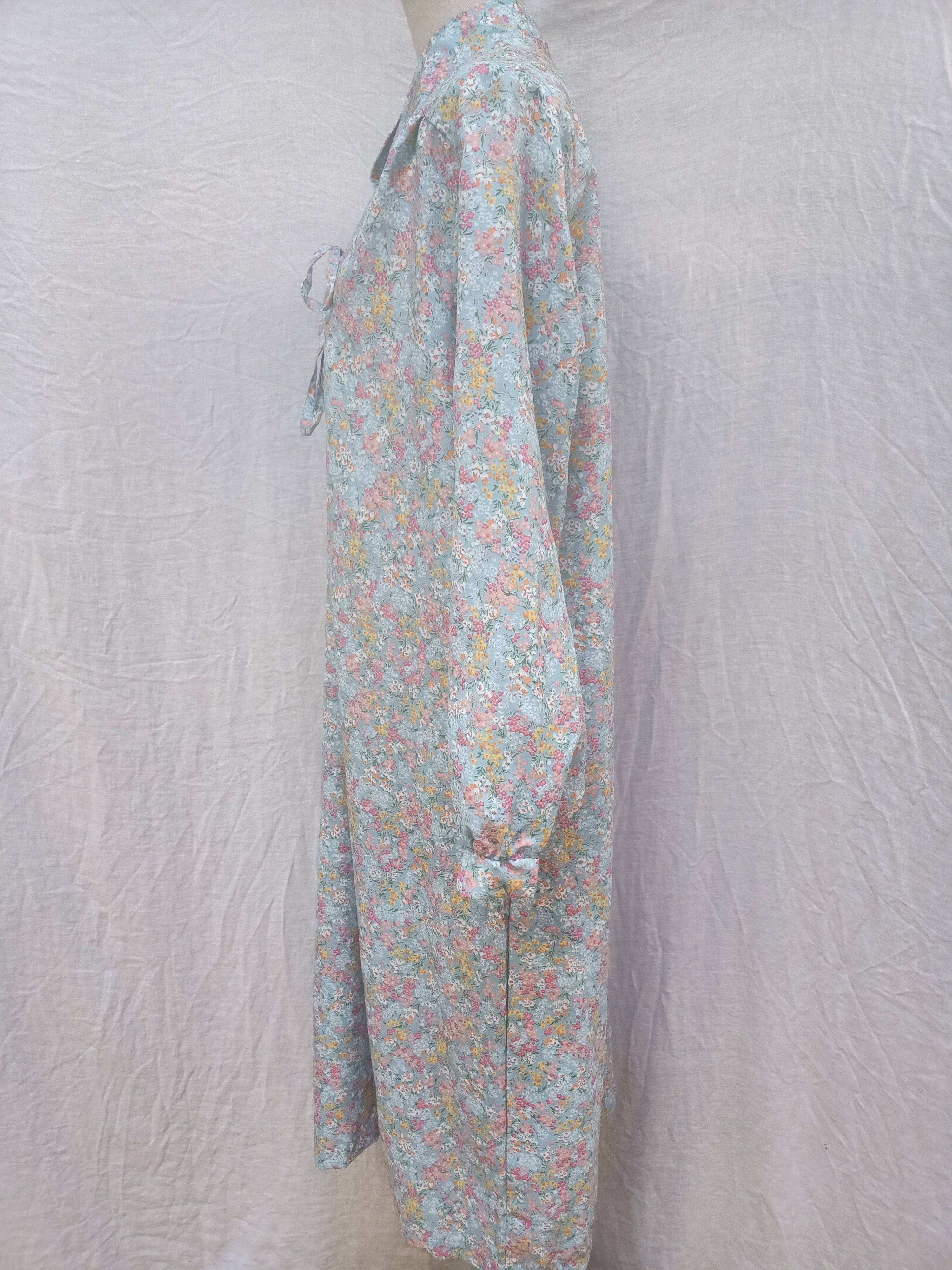 Vintage Floral A-Line Dress