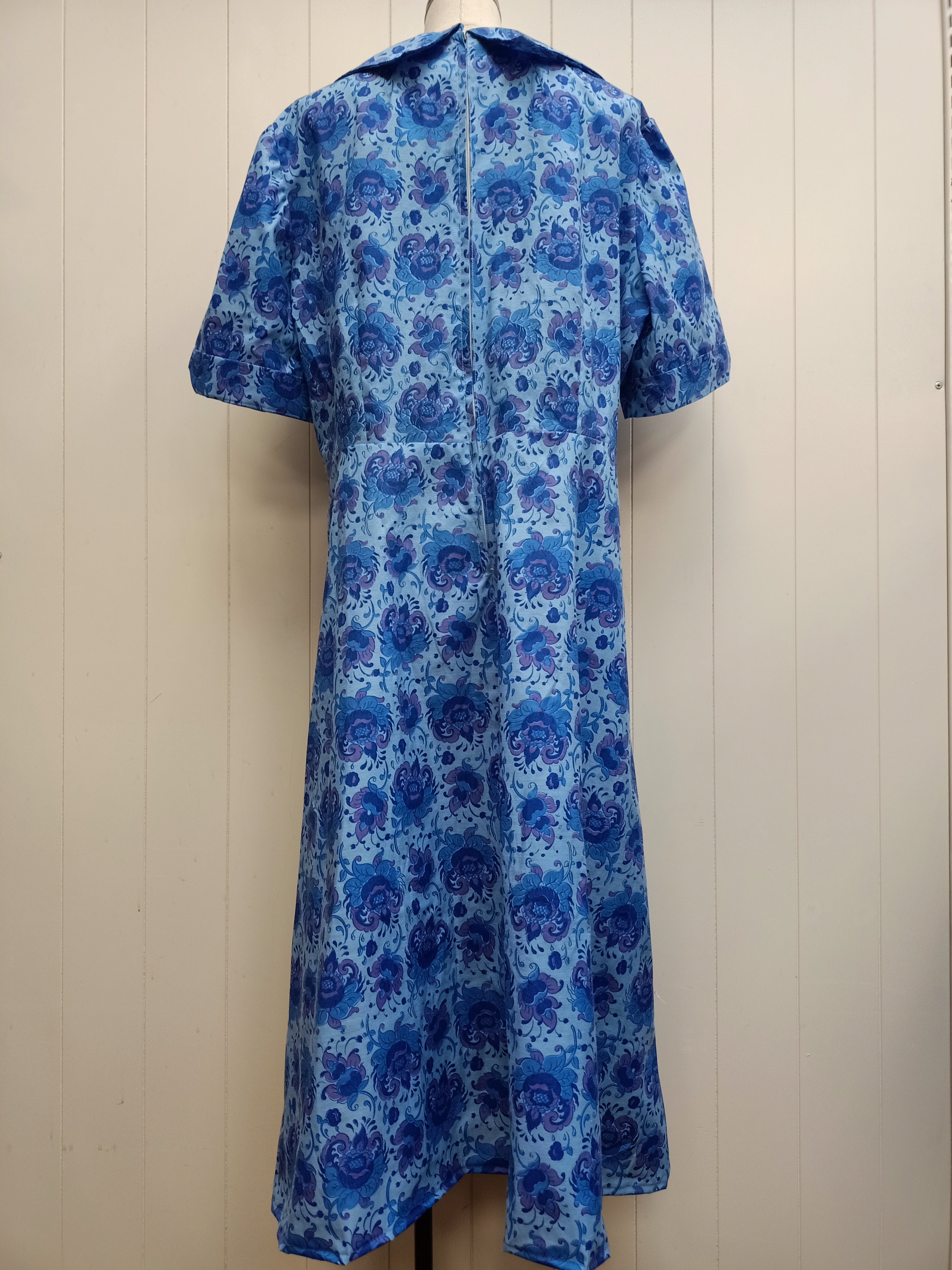 Vintage Paisley Floral Dress