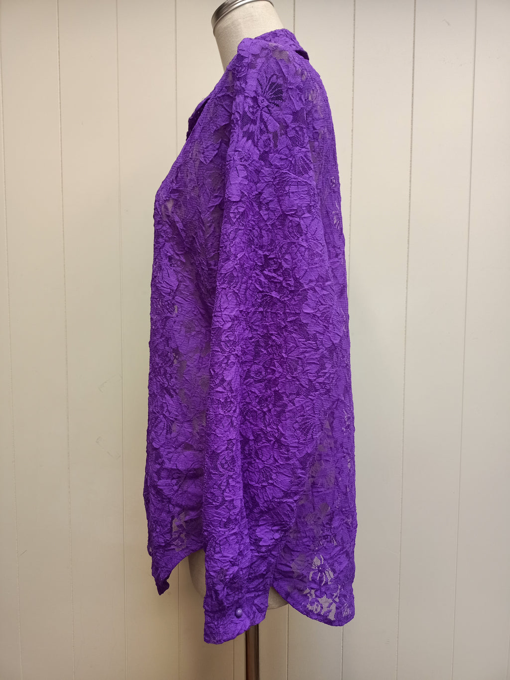 Vintage Purple Lace Shirt