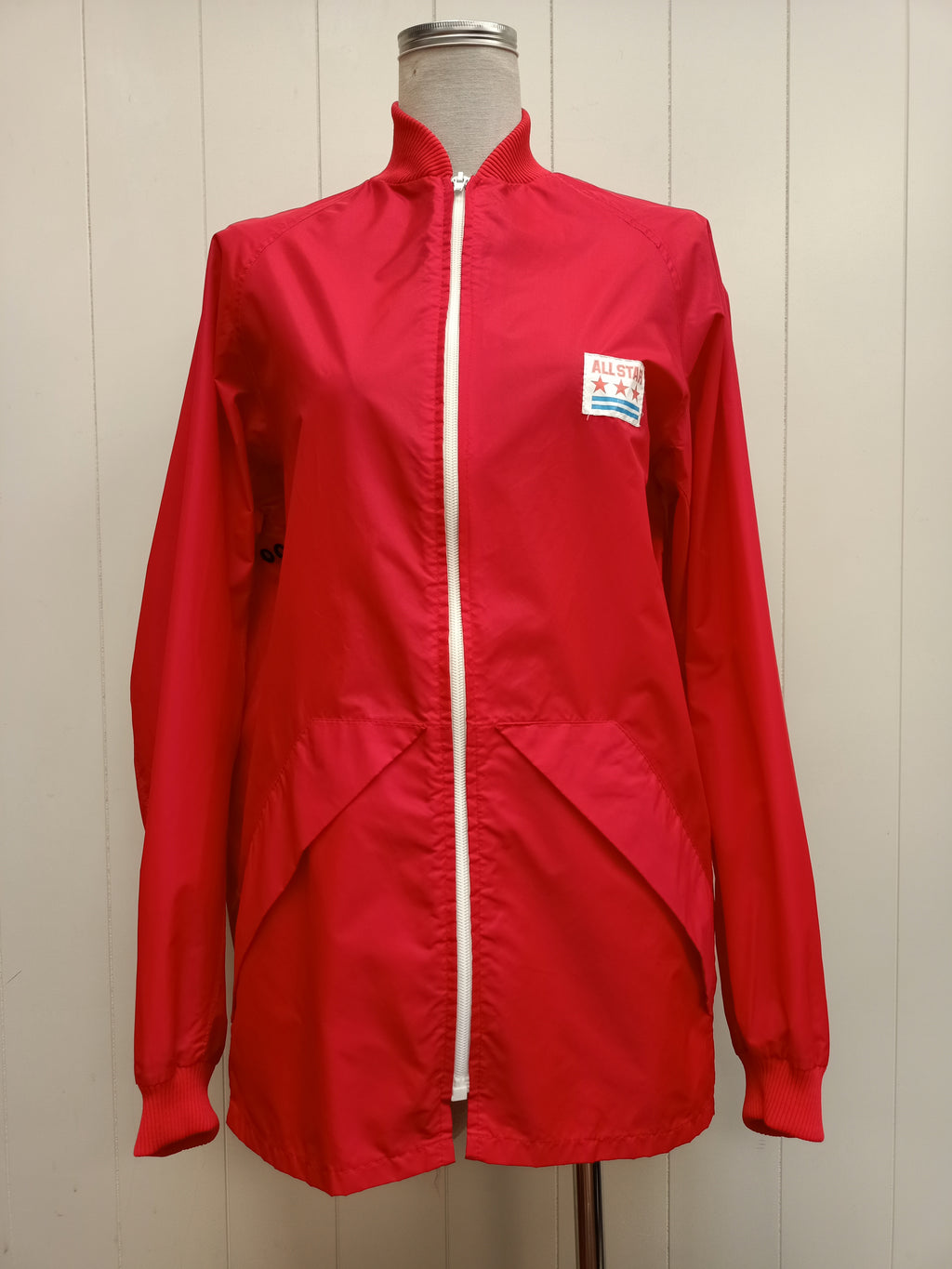 Vintage Skellerup Red Windbreaker Jacket