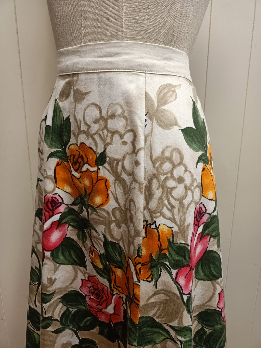 Vintage Rose Border Skirt