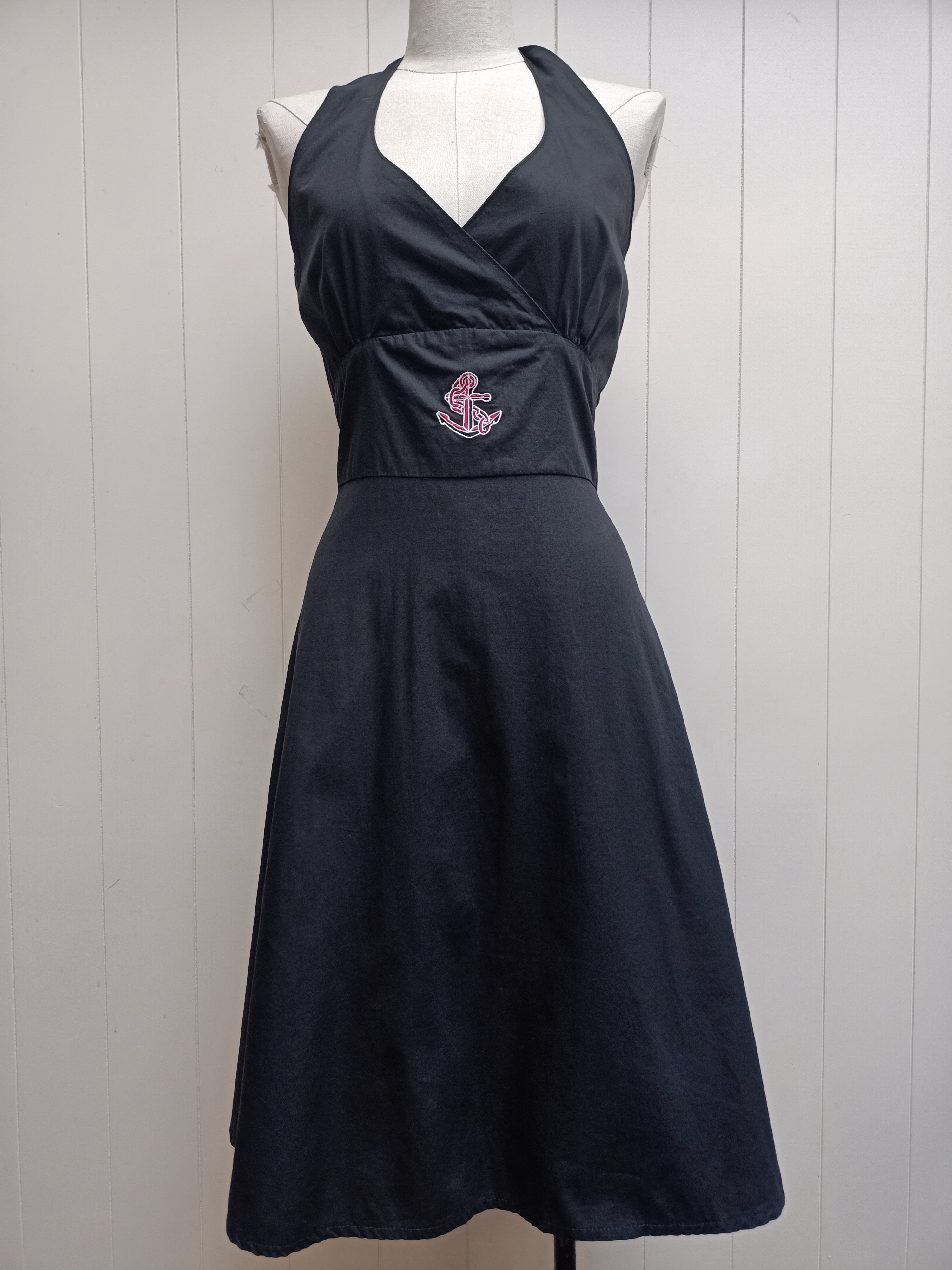 Devol Black Sailor Dress