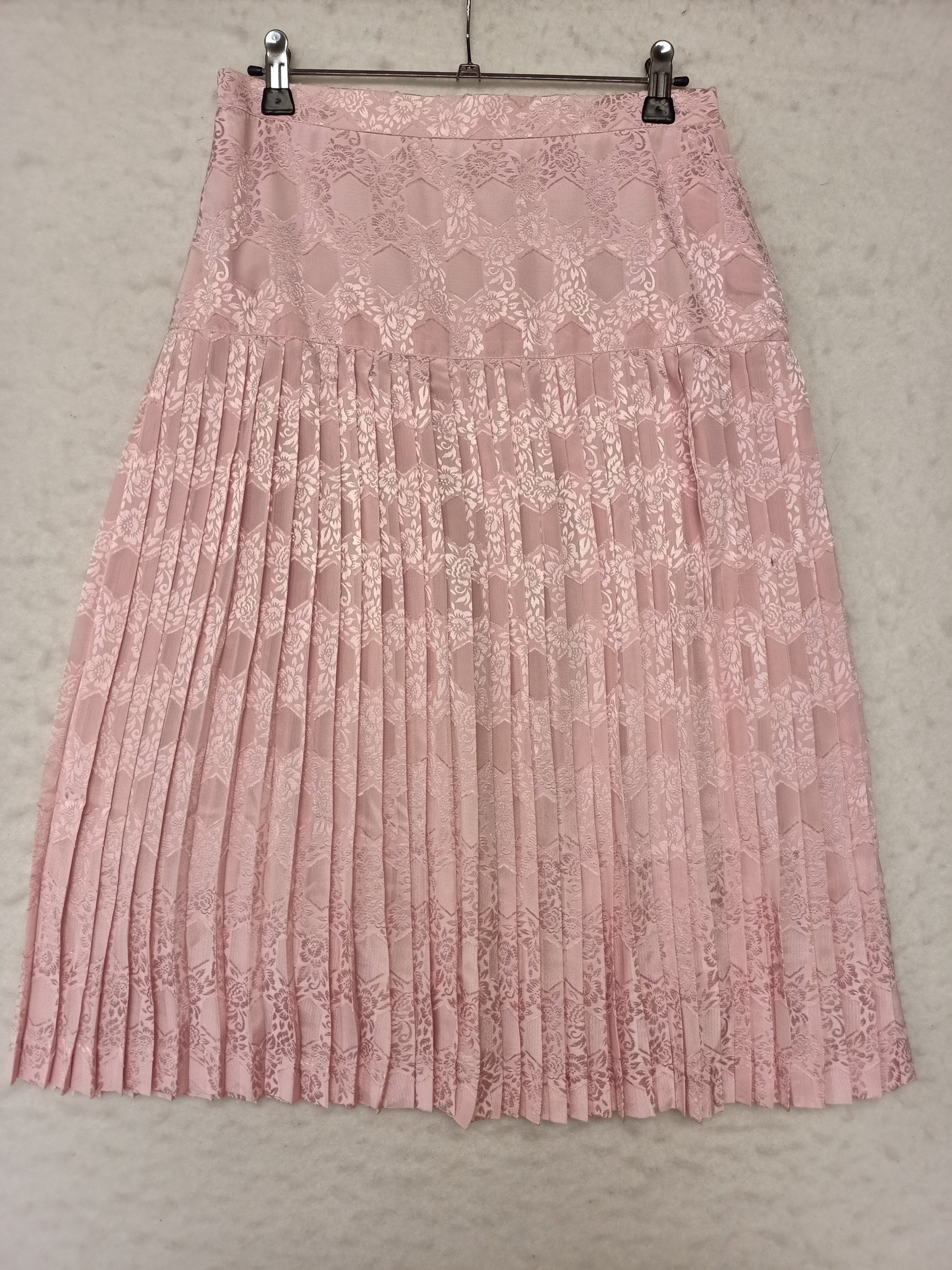 Vintage Pink Jacquard Satin Co-Ord Set