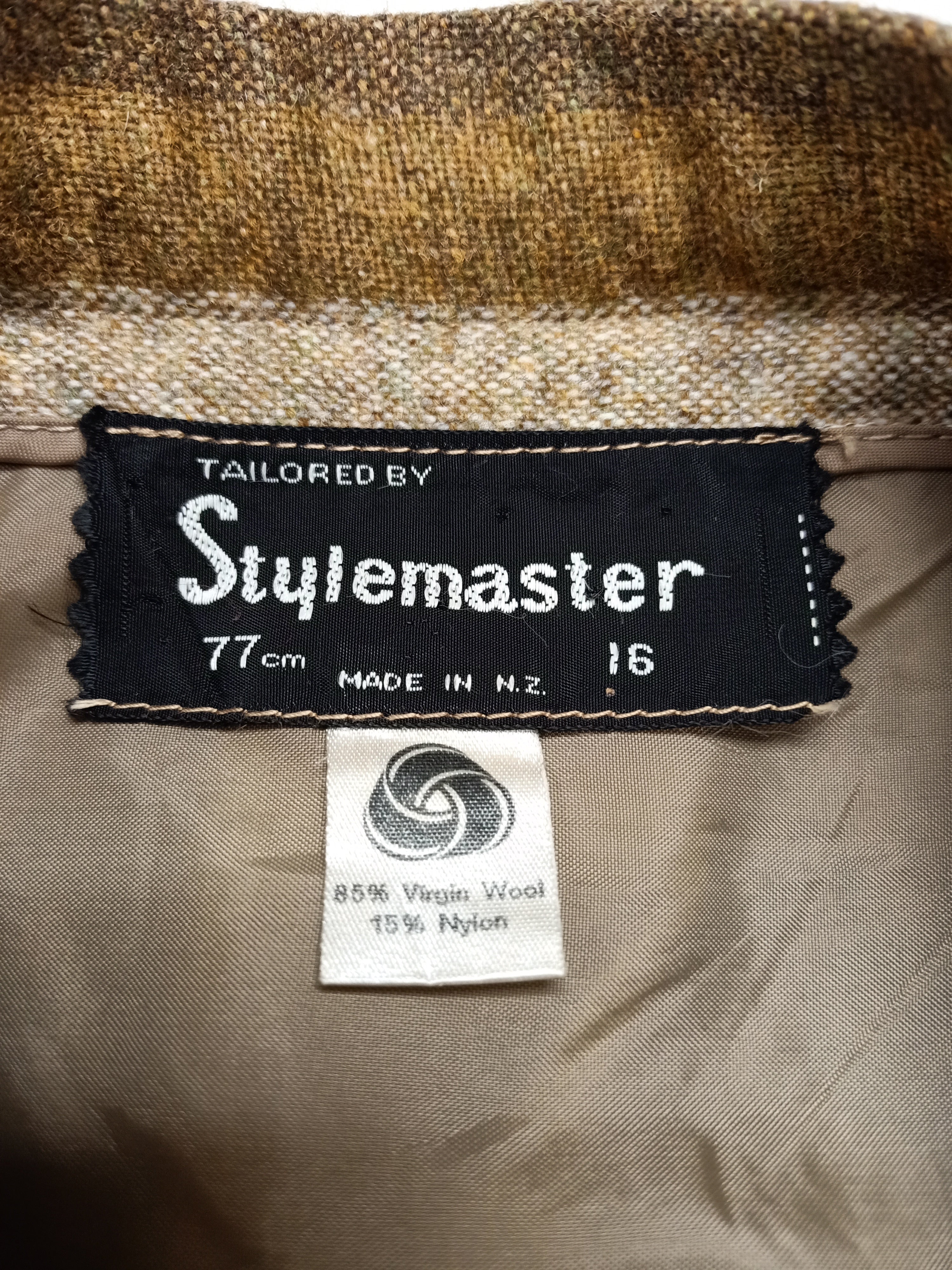 Vintage Stylemaster Wool Bias Cut Skirt