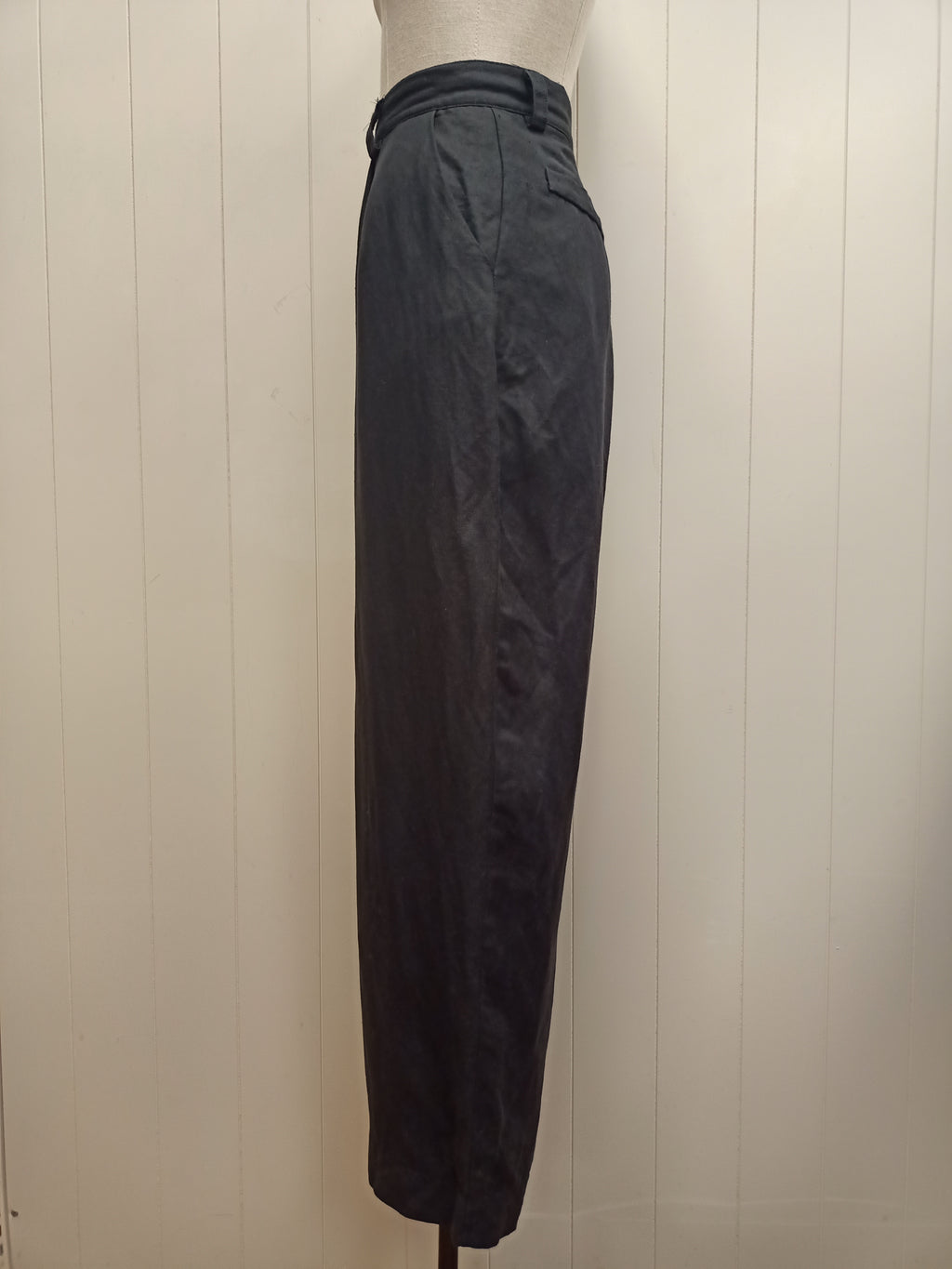 JPalm Black Twill Pants