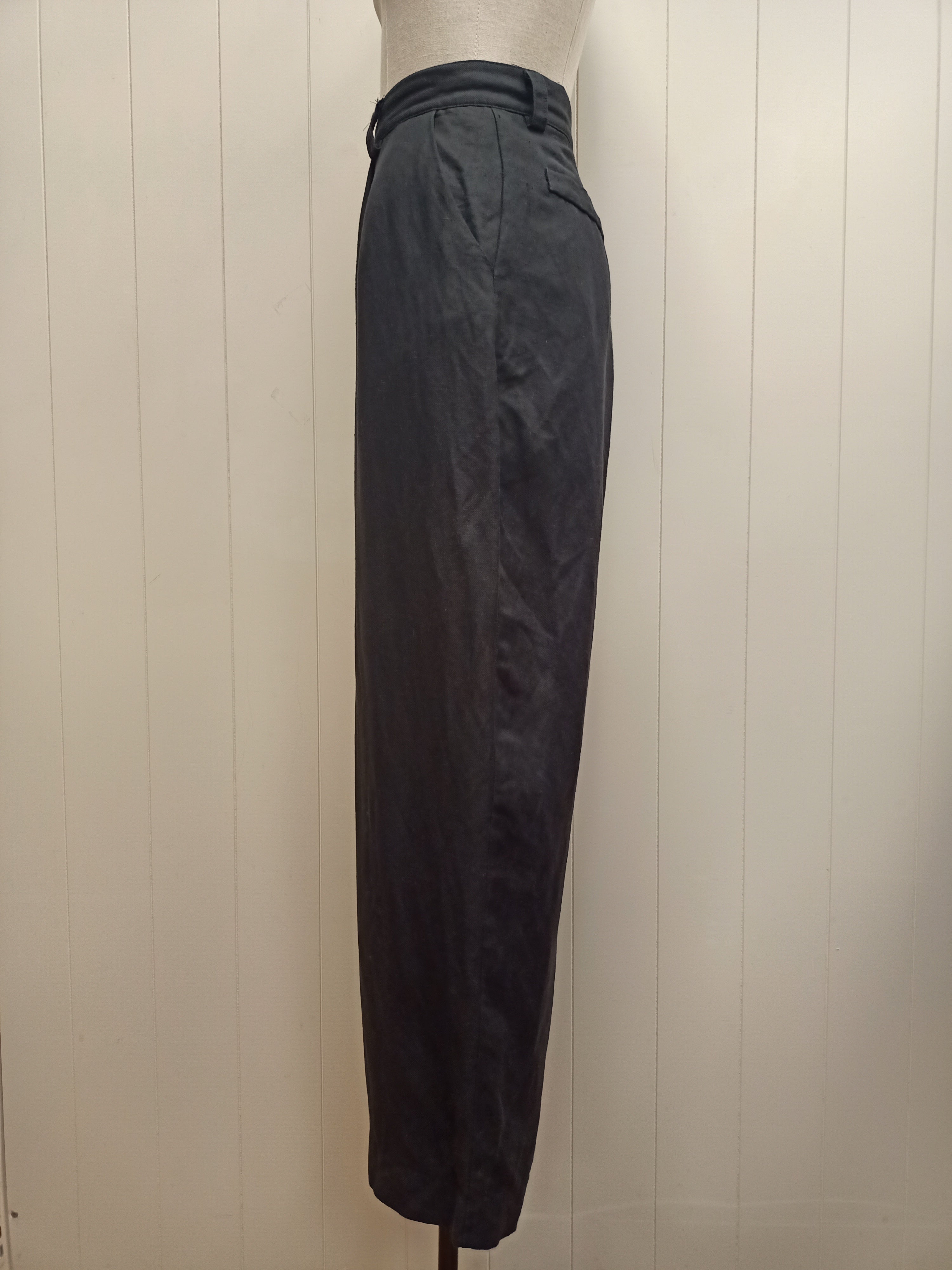 JPalm Black Twill Pants