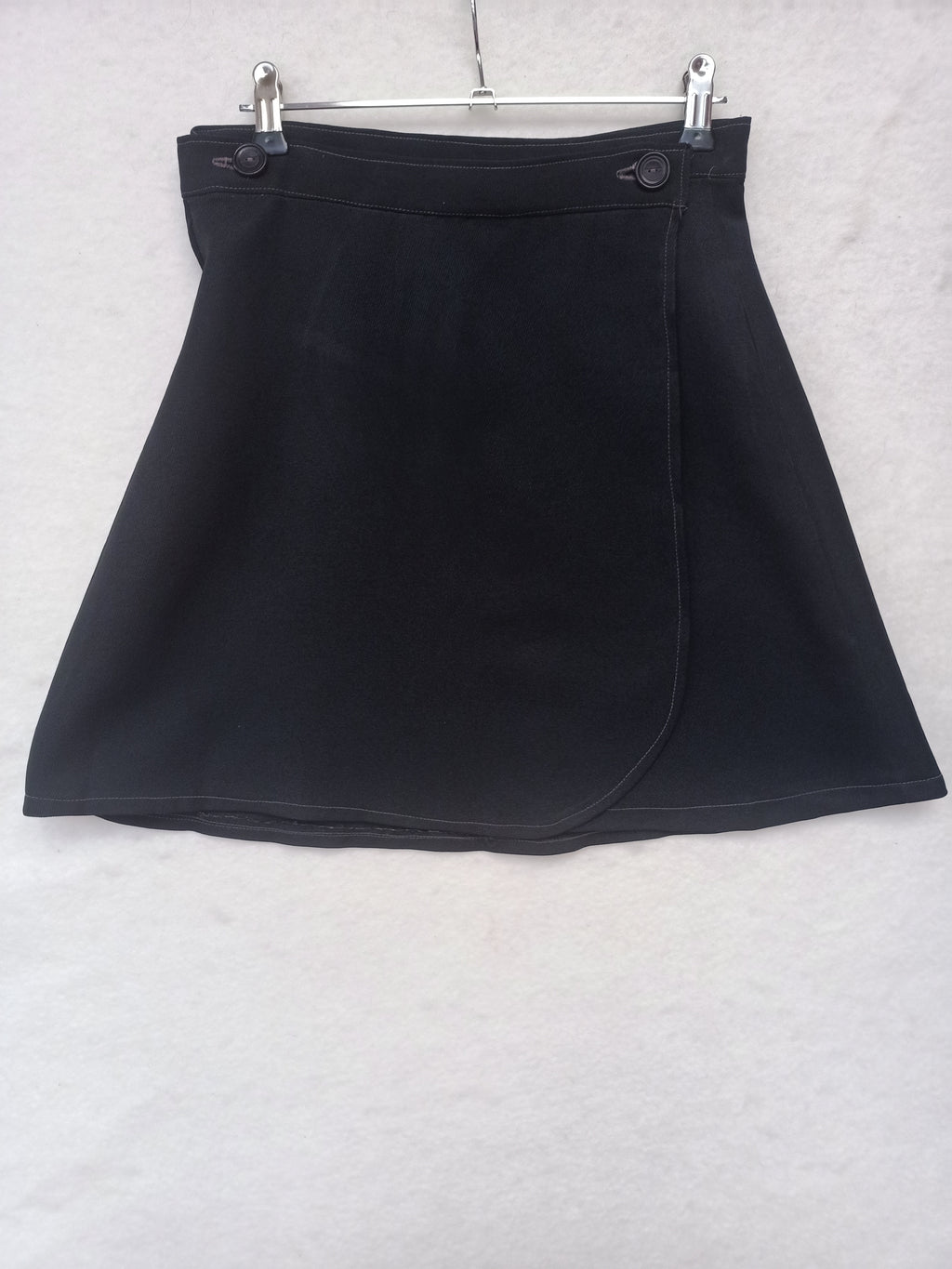 Vintage Wrap Mini Skirt