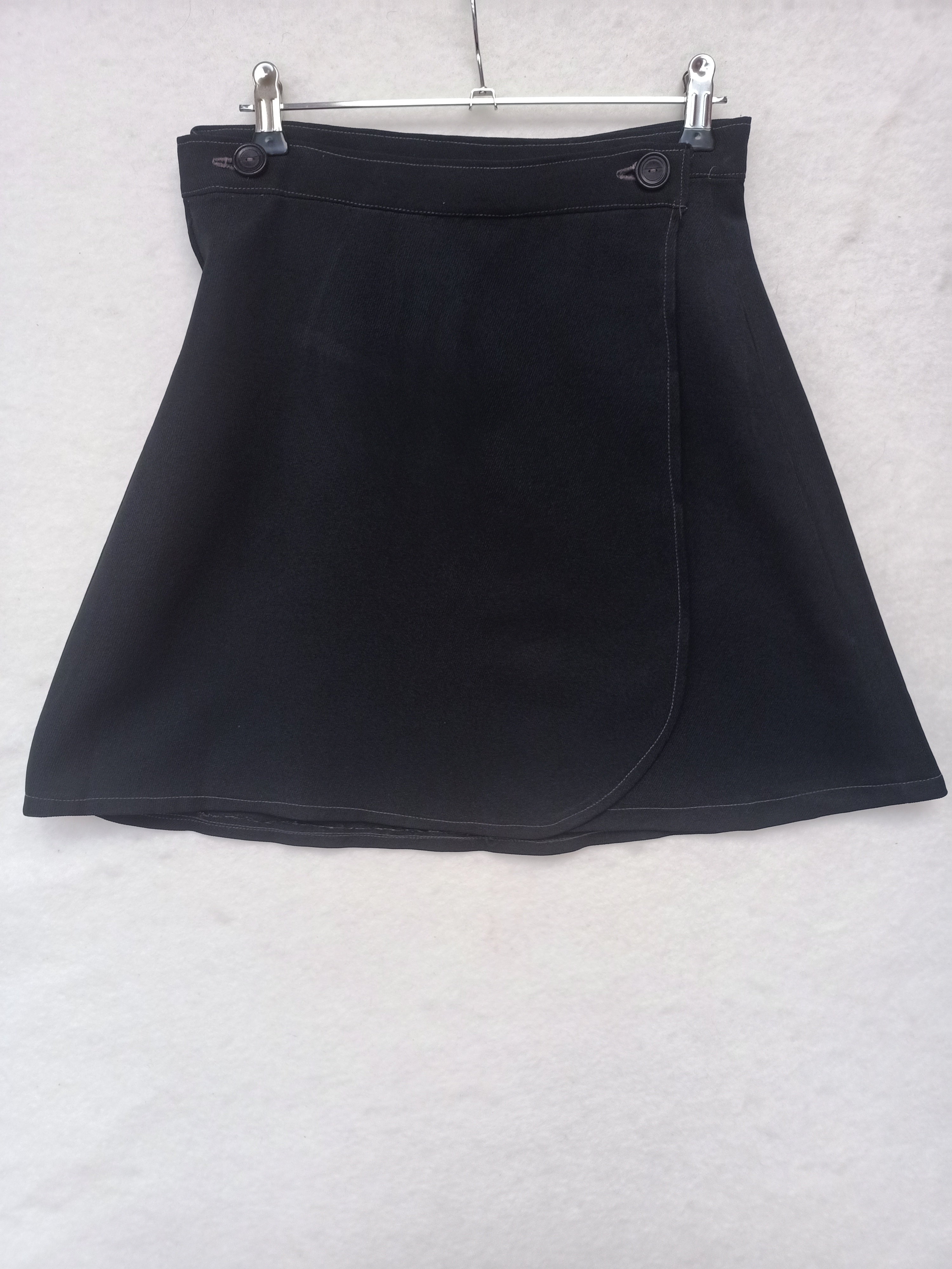 Vintage Wrap Mini Skirt