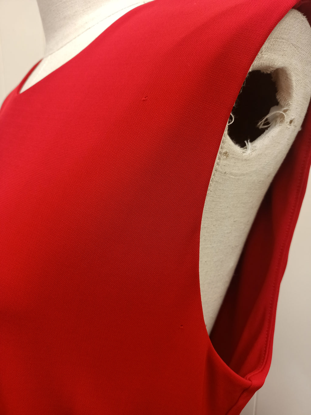 DKNY Red Assymetric Dress