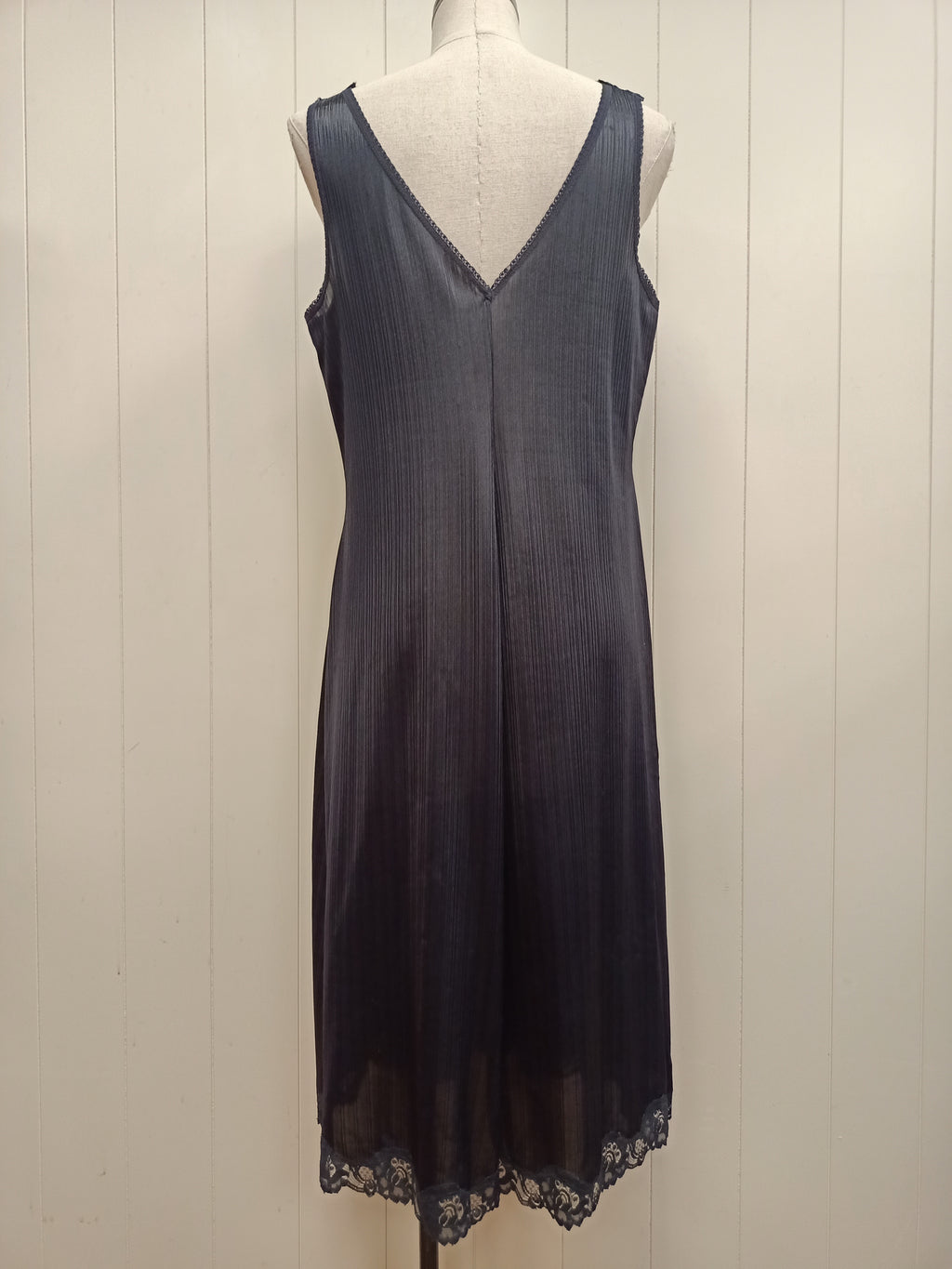 Vintage Formfit Striped Black Nightie