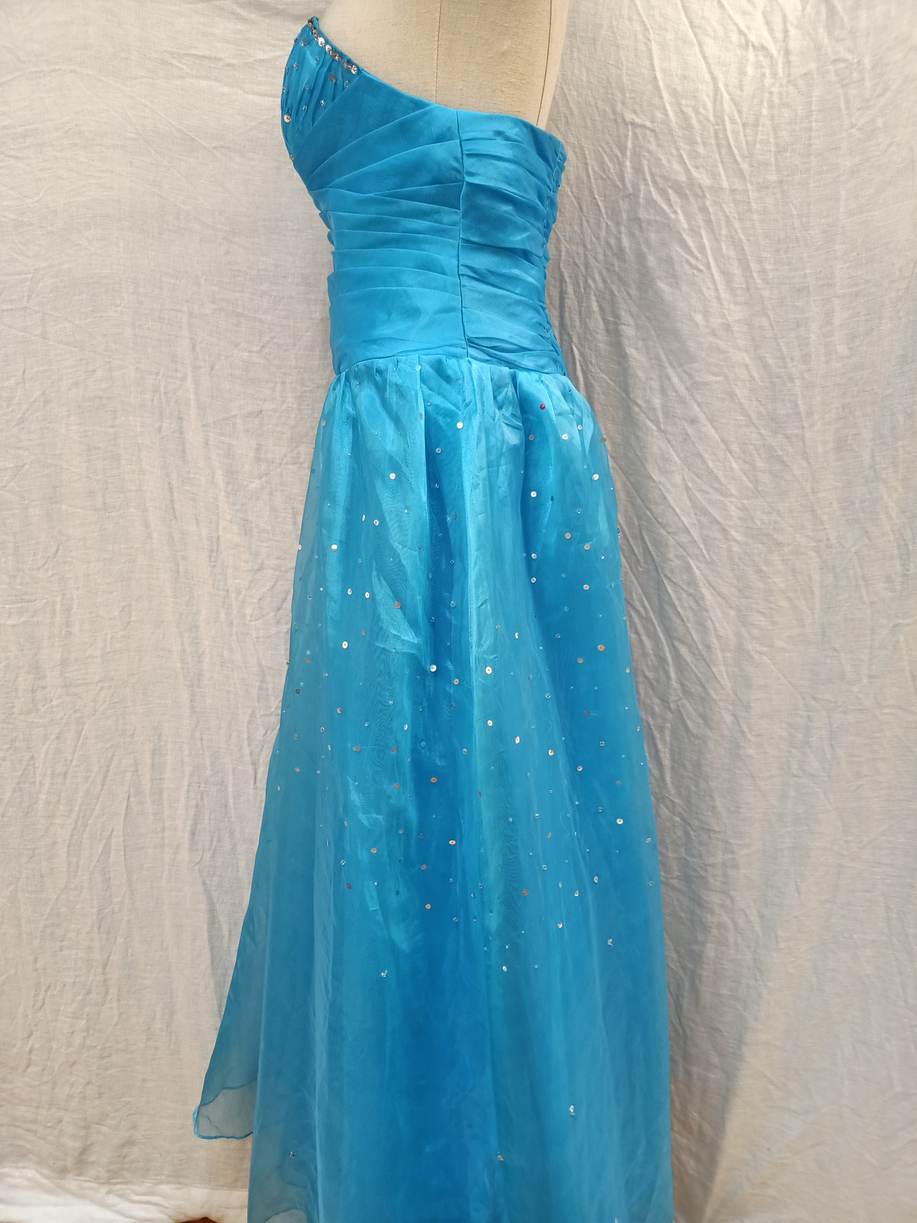 Sky Blue Ball Gown