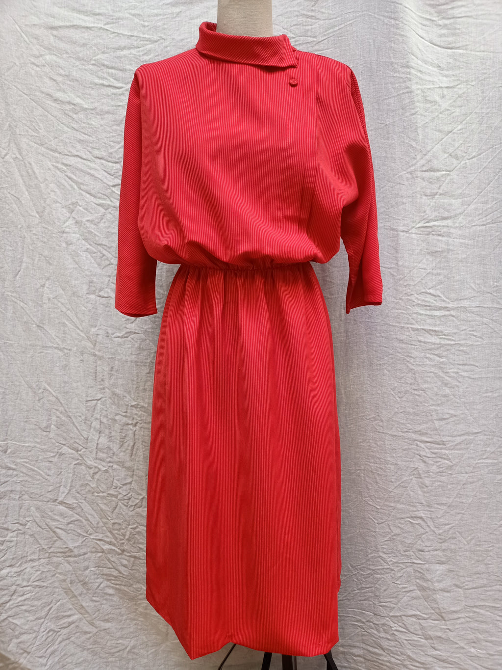 Vintage Side Collar Dress