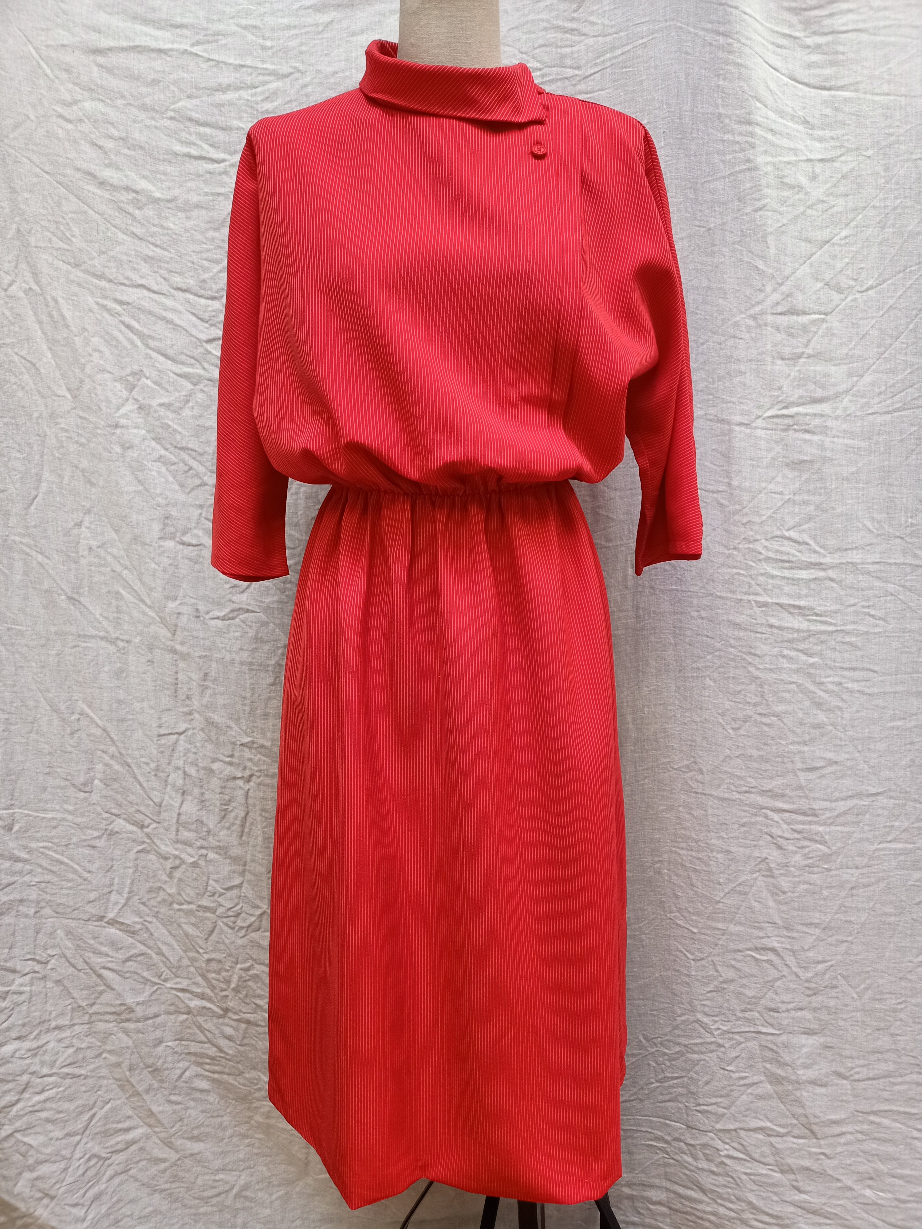 Vintage Side Collar Dress