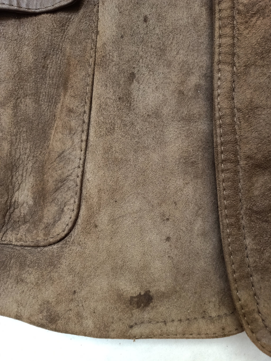 Vintage Mens Ode Lamb Suede Blazer
