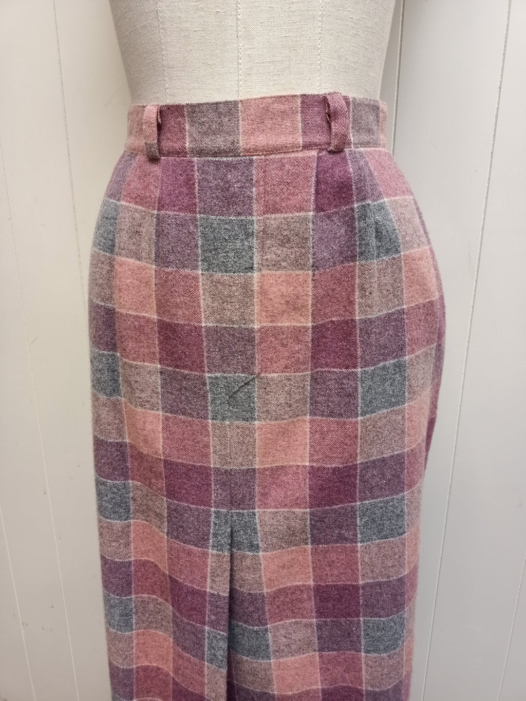 Vintage Aldworth Pink Plaid Skirt