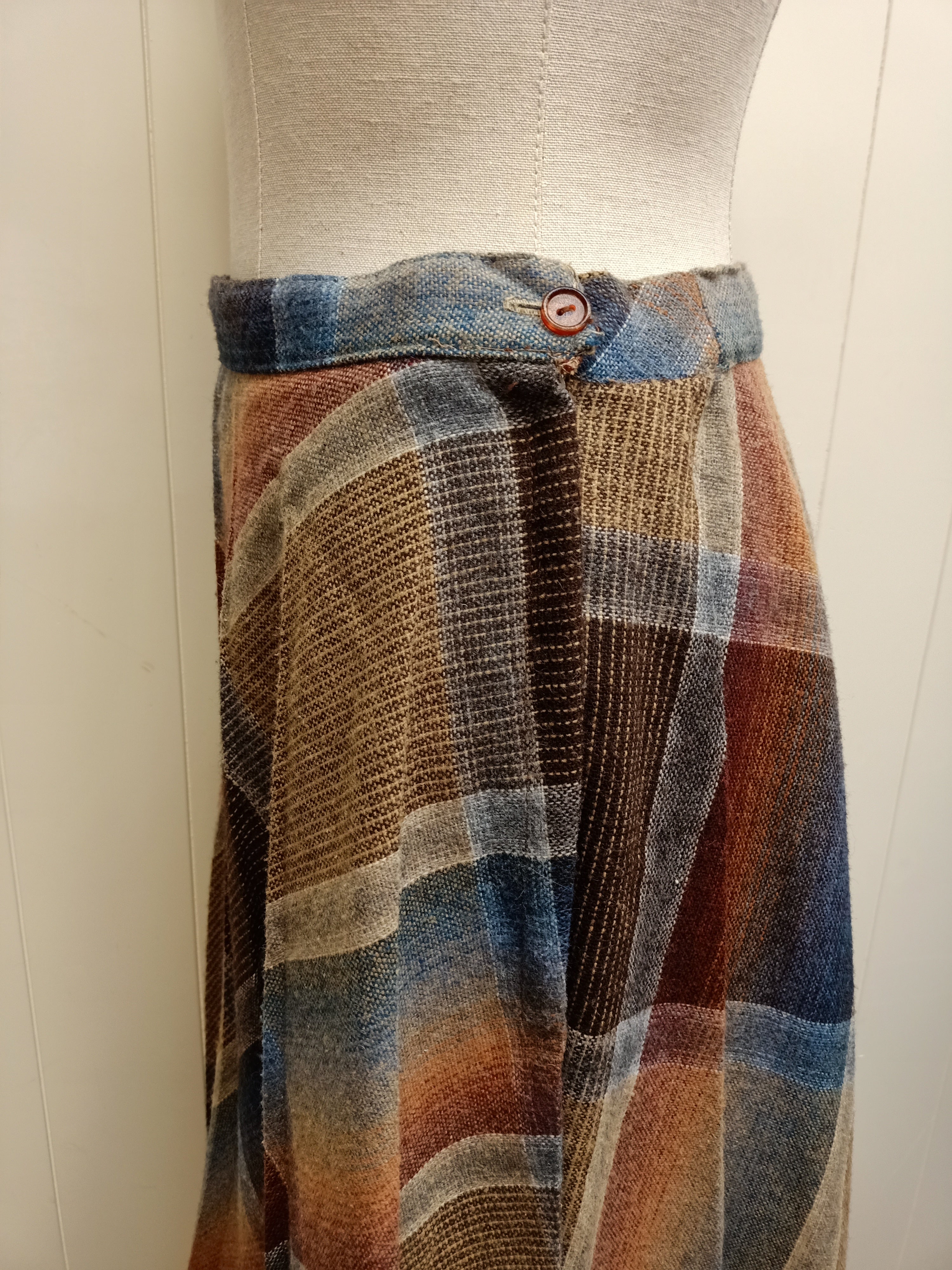 Vintage Plaid Skirt