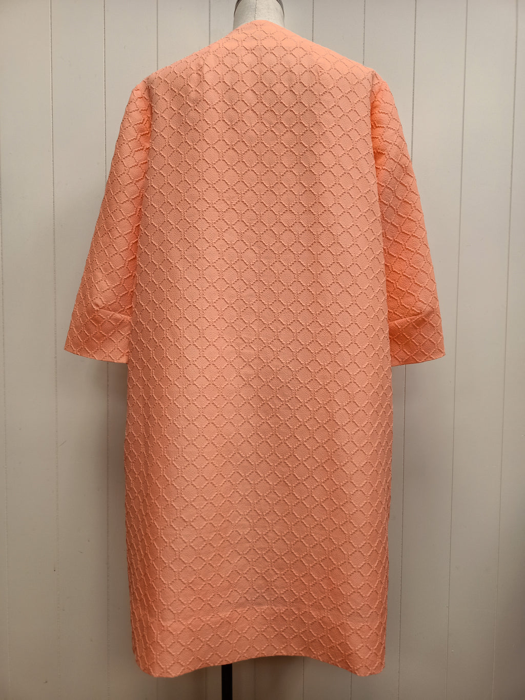 Vintage Peach Duster Coat