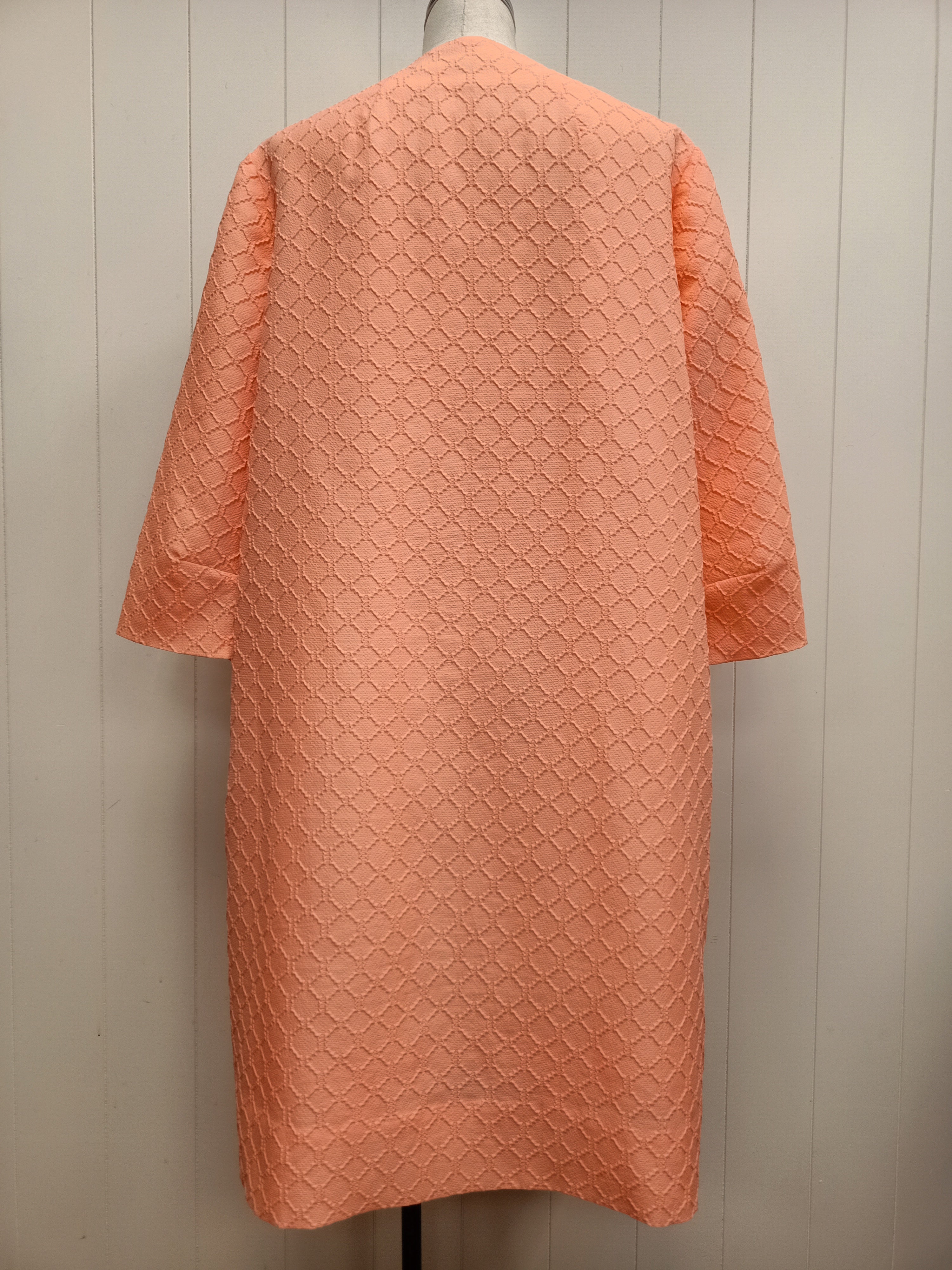 Vintage Peach Duster Coat