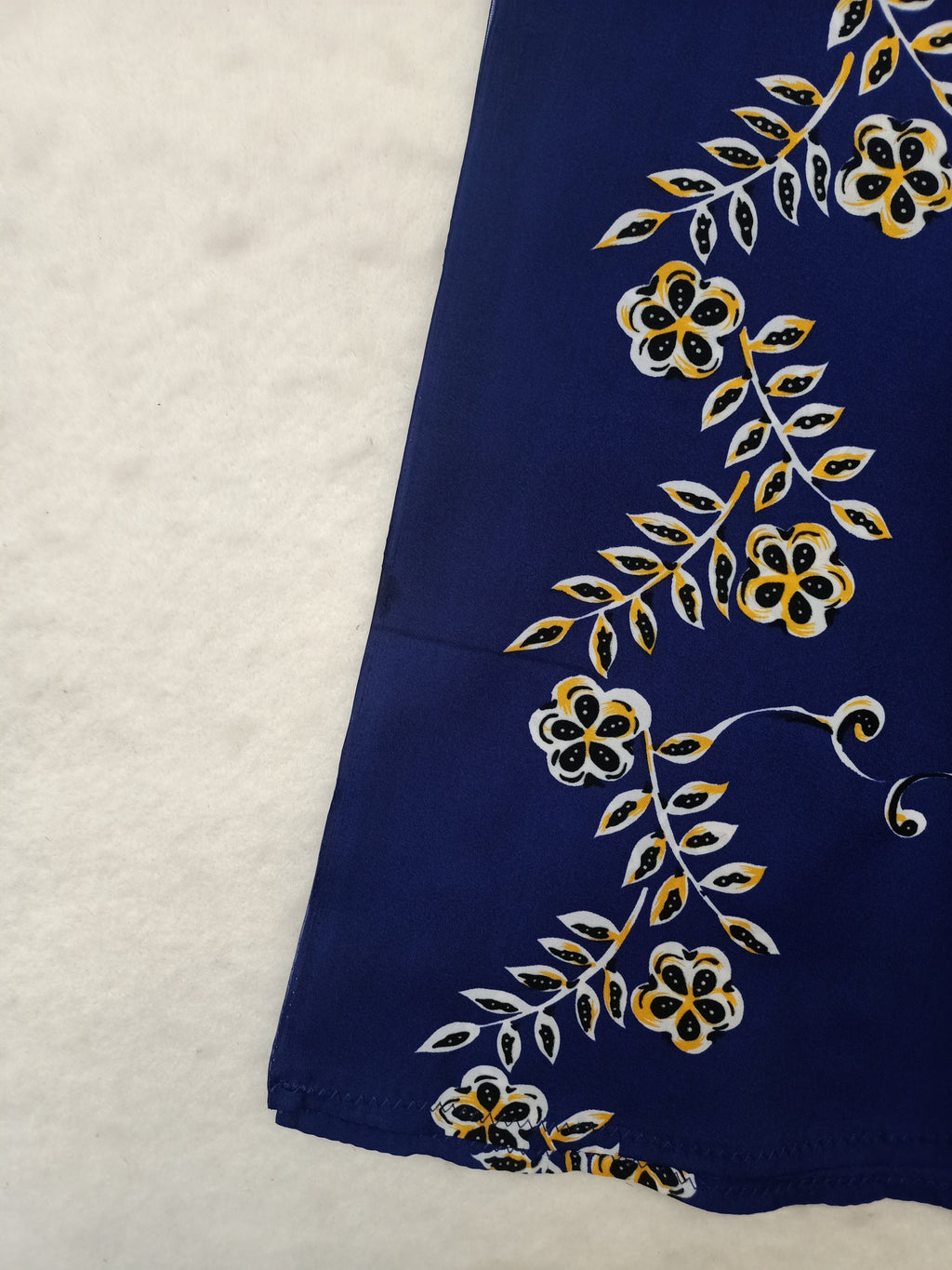 Vintage Bird & Floral Wrap Skirt