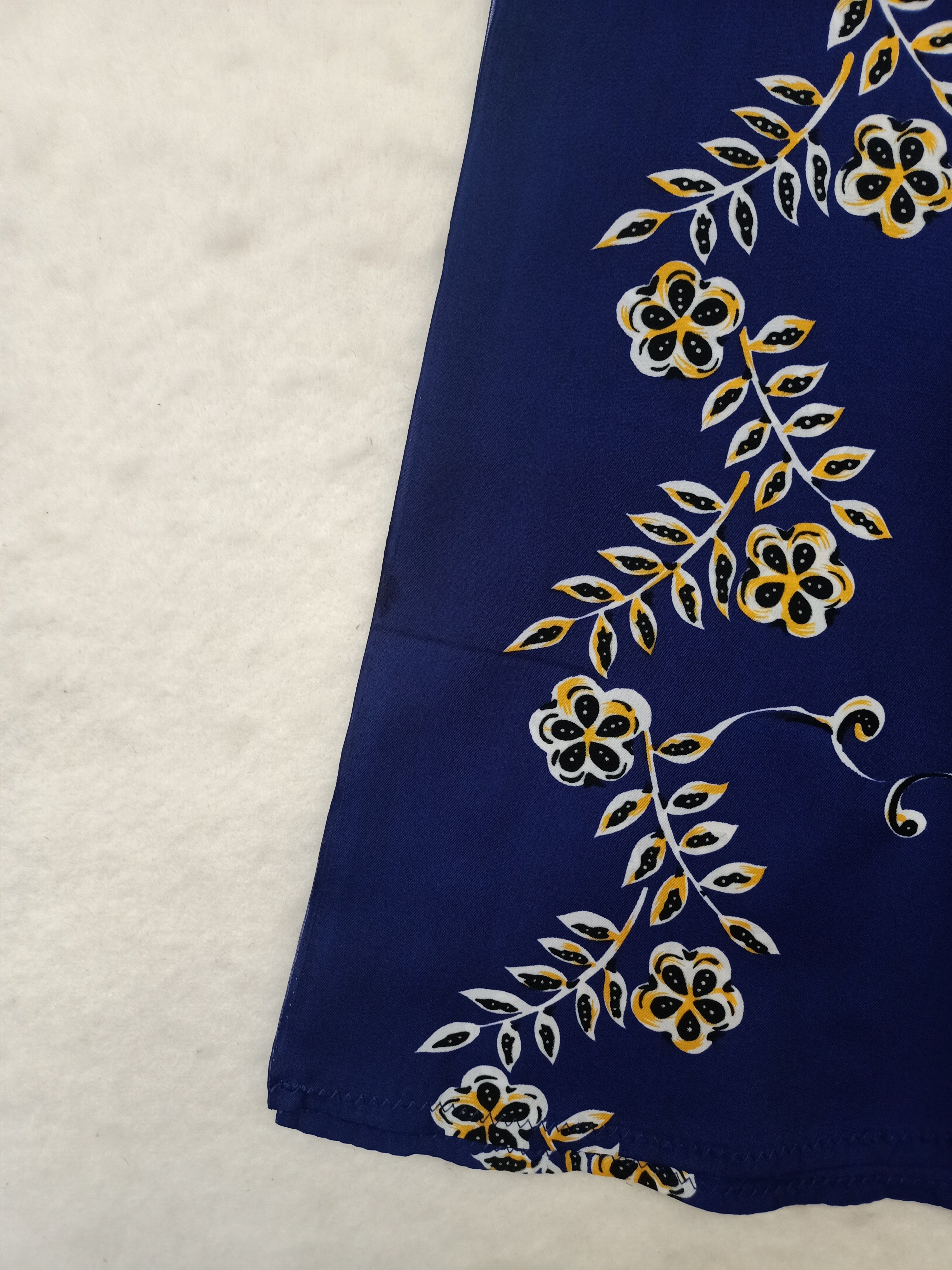 Vintage Bird & Floral Wrap Skirt