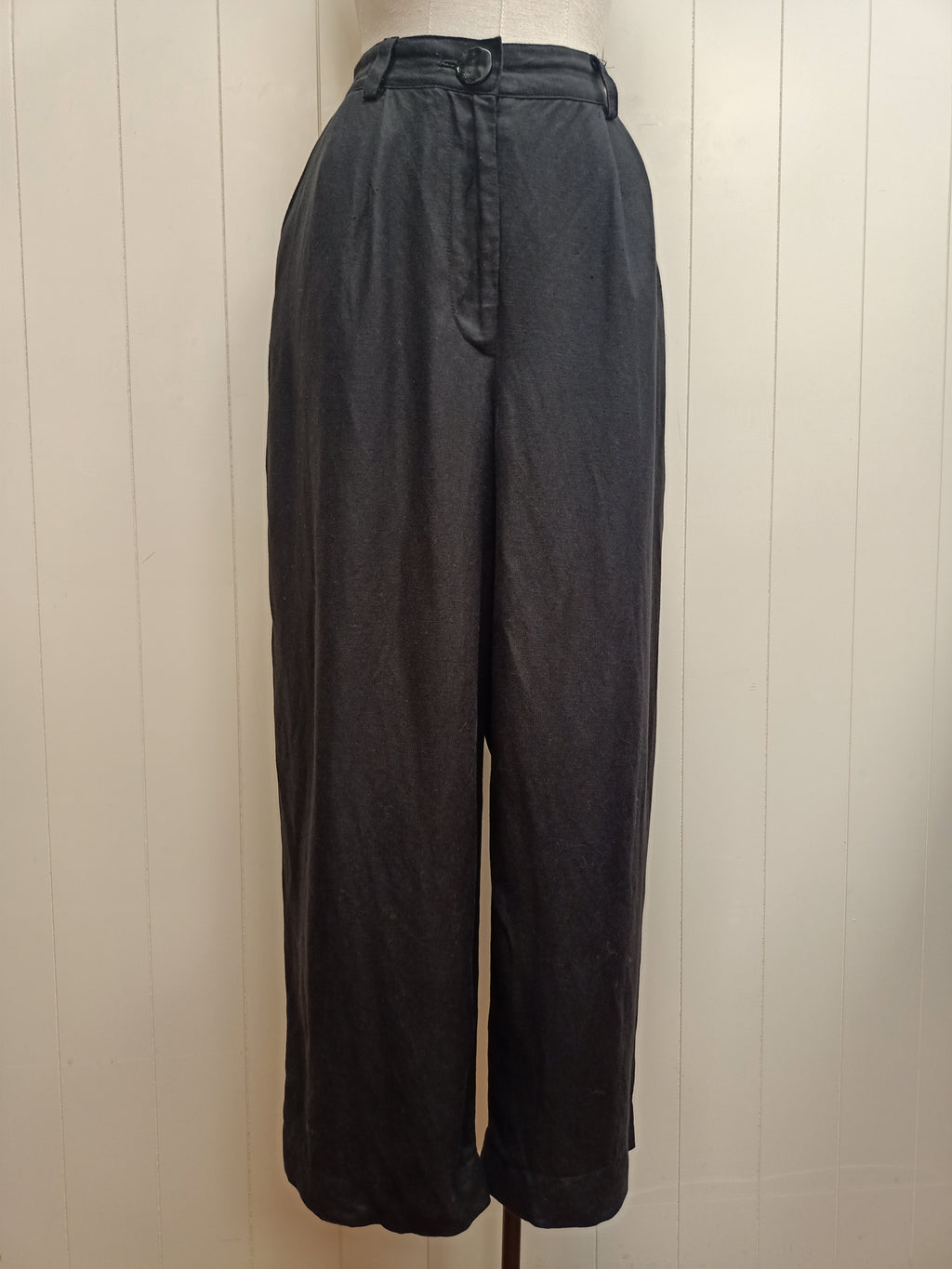 JPalm Black Twill Pants