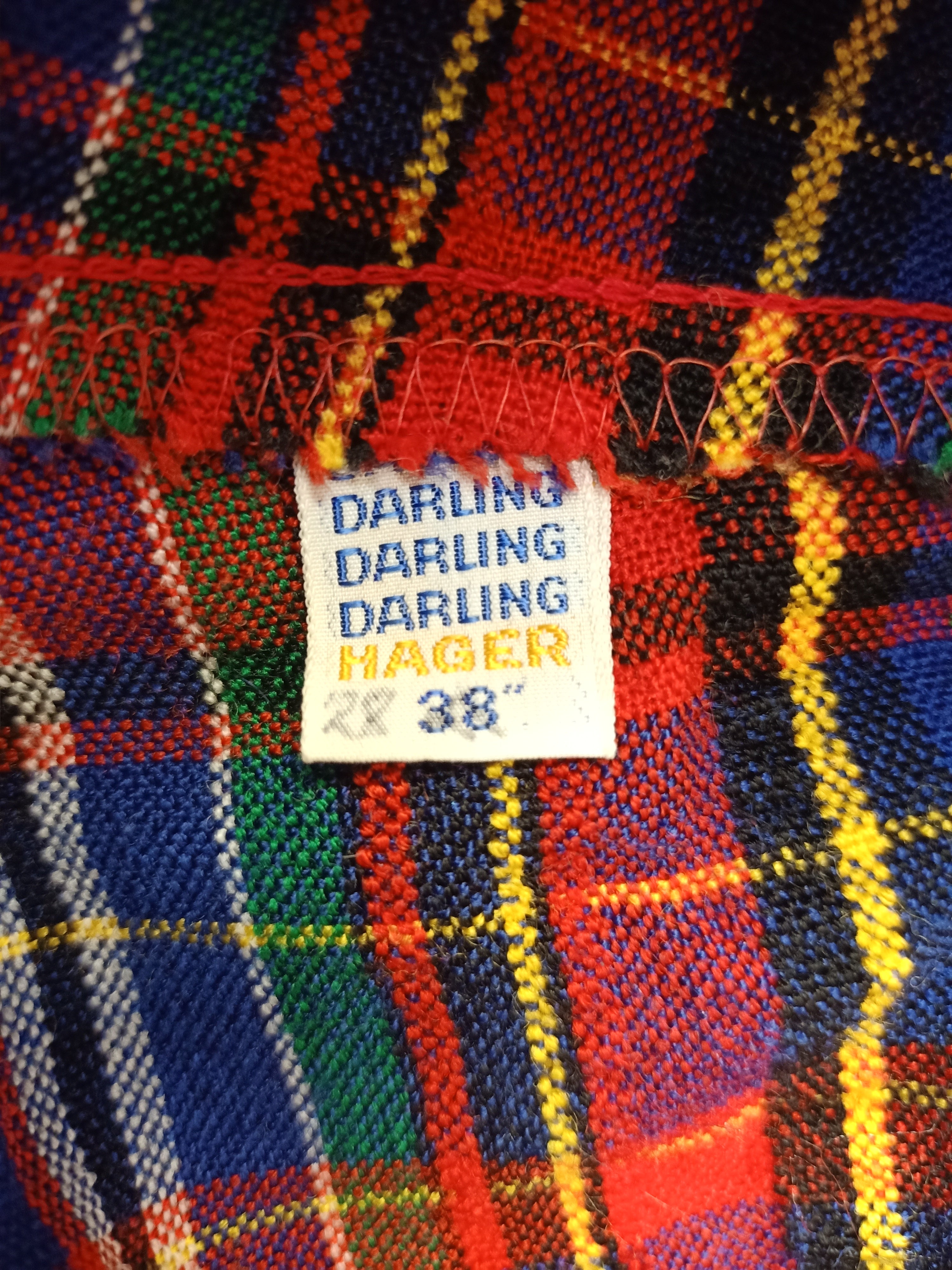 Vintage Hager Tartan Maxi Skirt