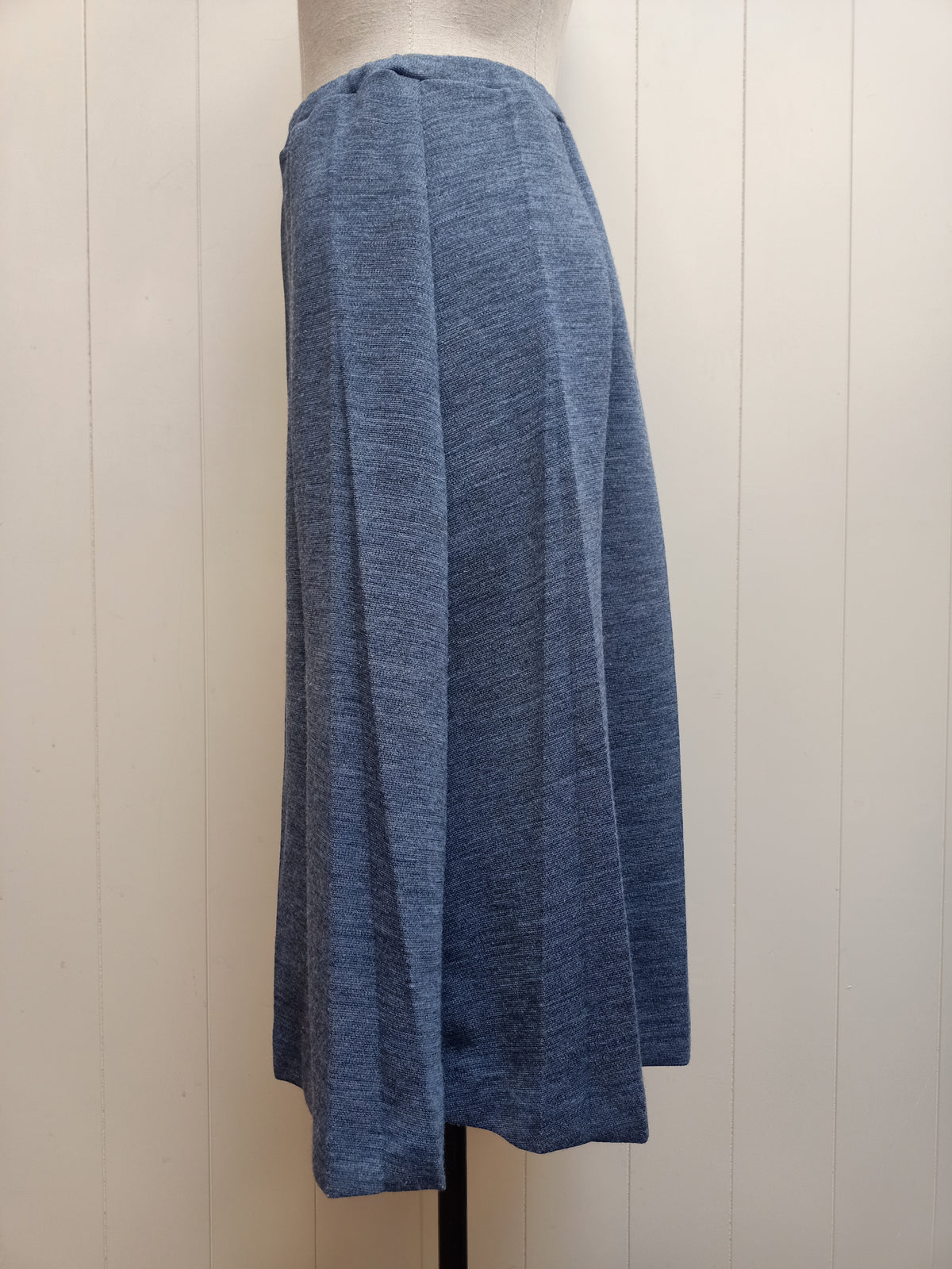 Vintage Trelana Denim Marle Knit Skirt