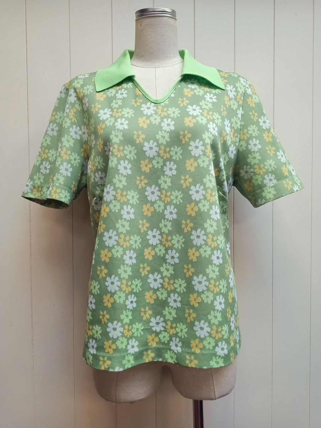 Vintage Silverdale Floral Polo Shirt