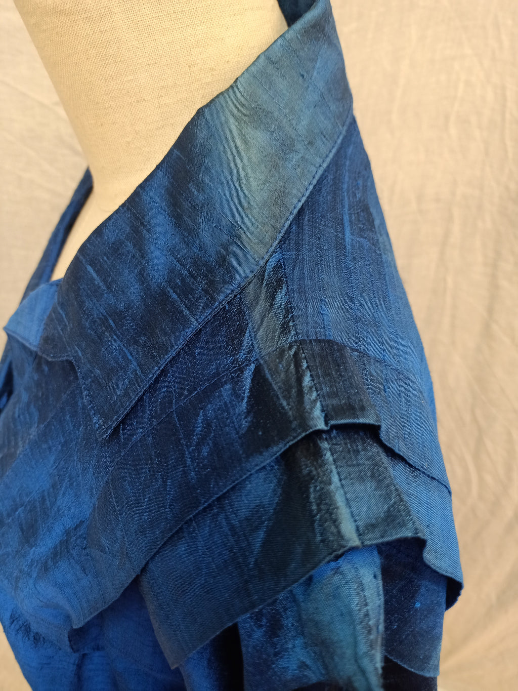 Vintage Slub Satin Dress