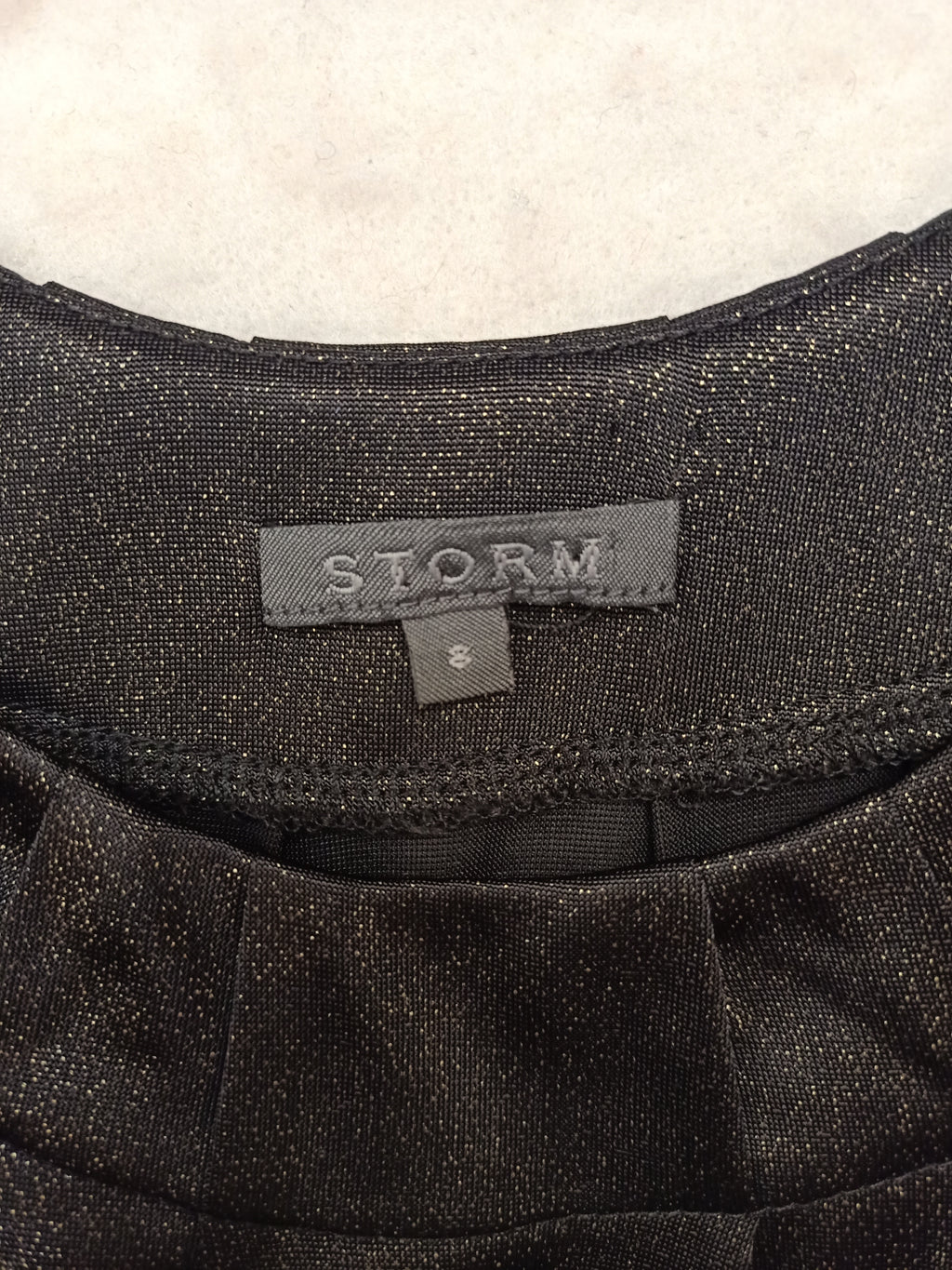 Storm Black & Gold Dress