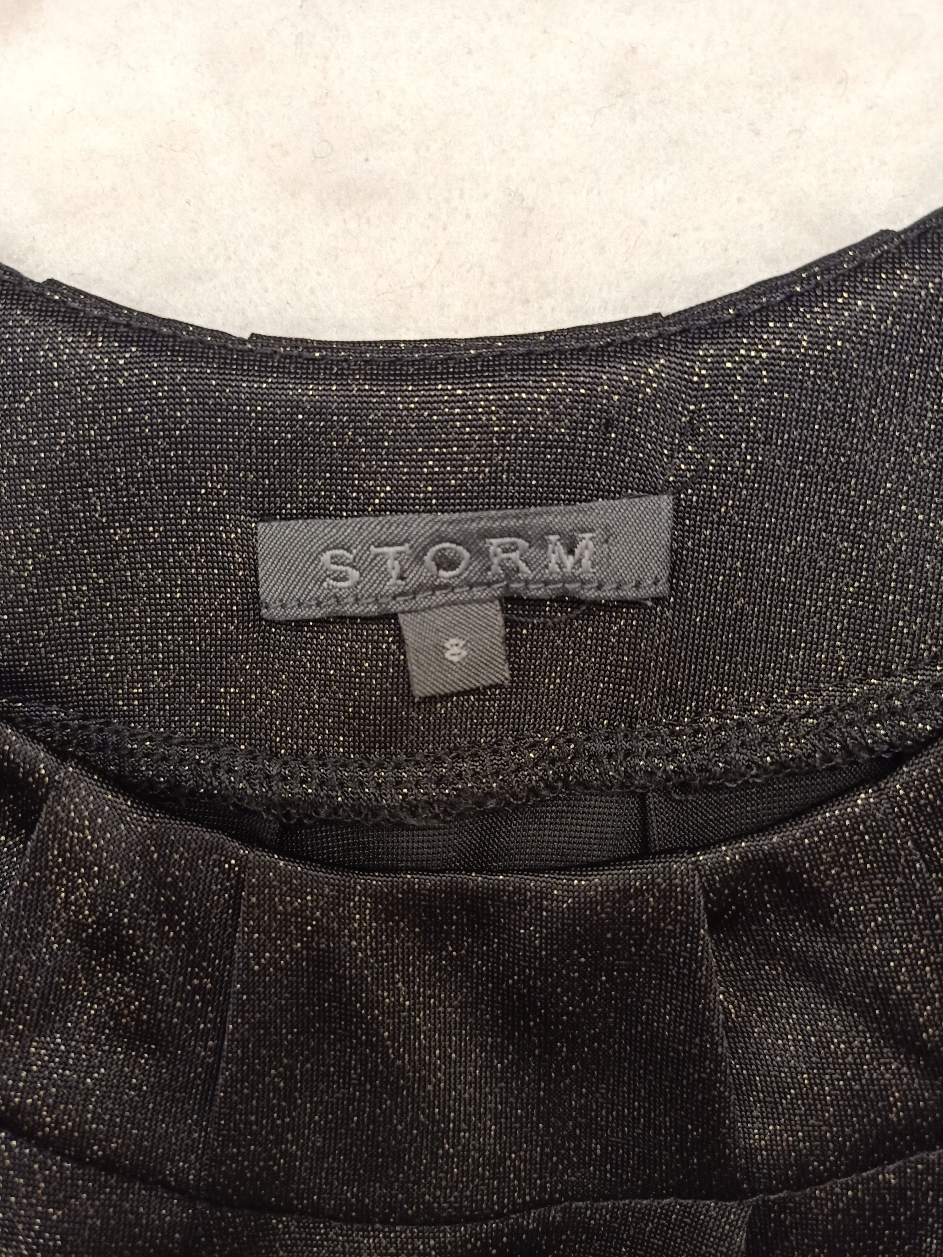 Storm Black & Gold Dress