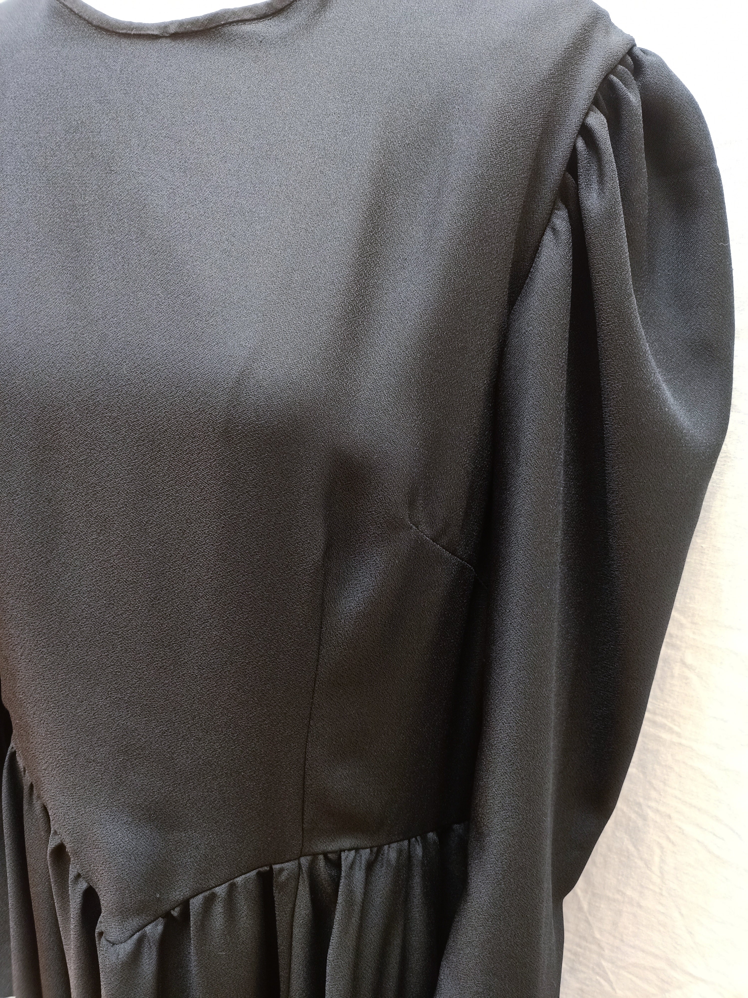 Vintage Black Maxi Dress